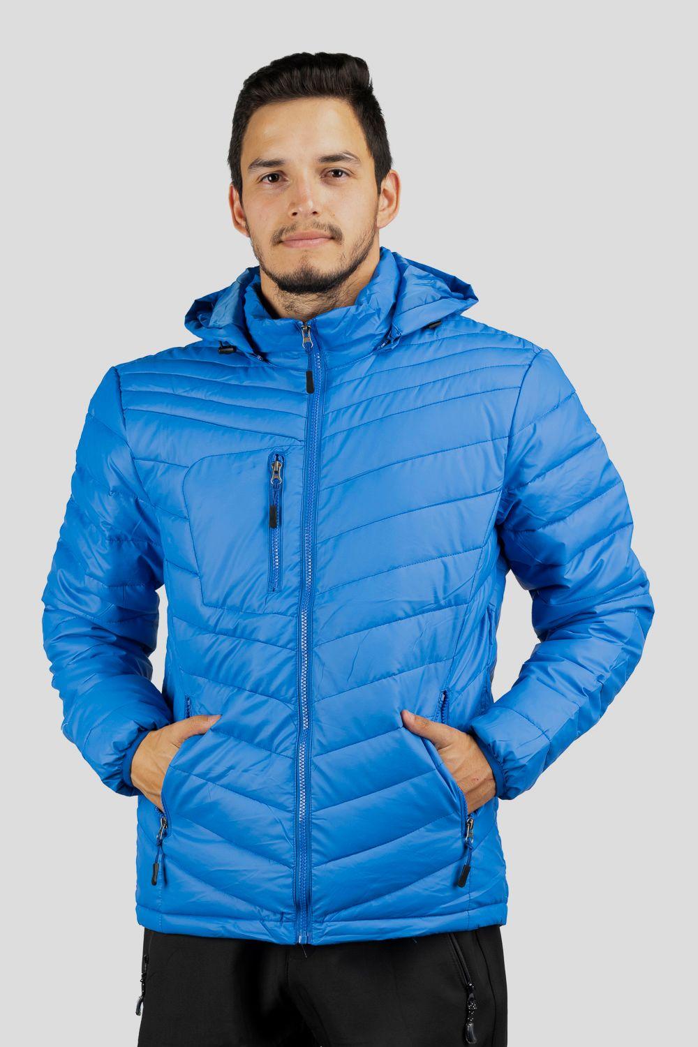 Parka Termica Outdoor Elbrus Hombre Azul Blue Mountain-0