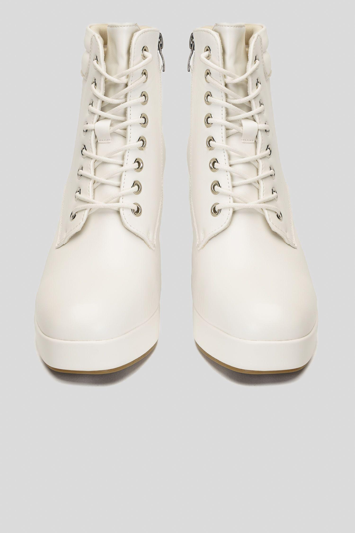 Botín Mujer Blanco Sinae Thunder Blue-3