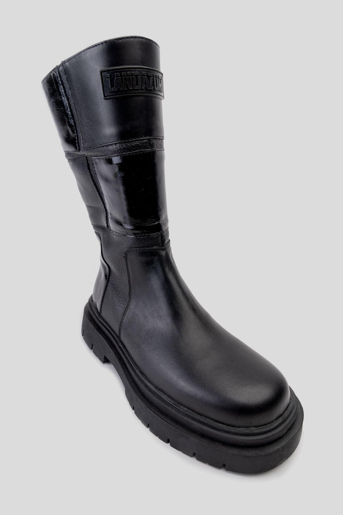 Bota Cuero Reah Negro Landazuri-2