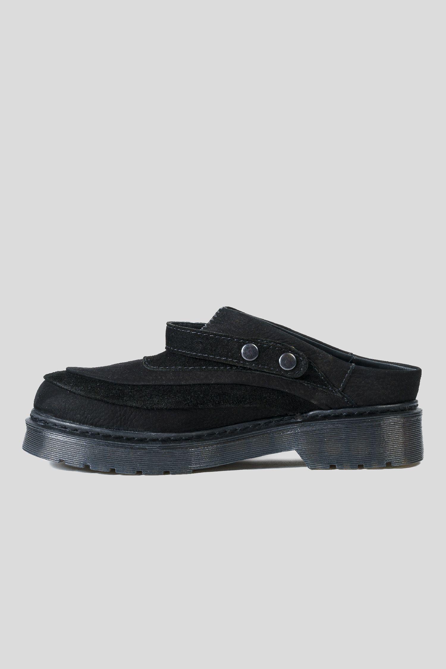 Zapato Cuero Mule Adriático Reno Negro Landazuri-1