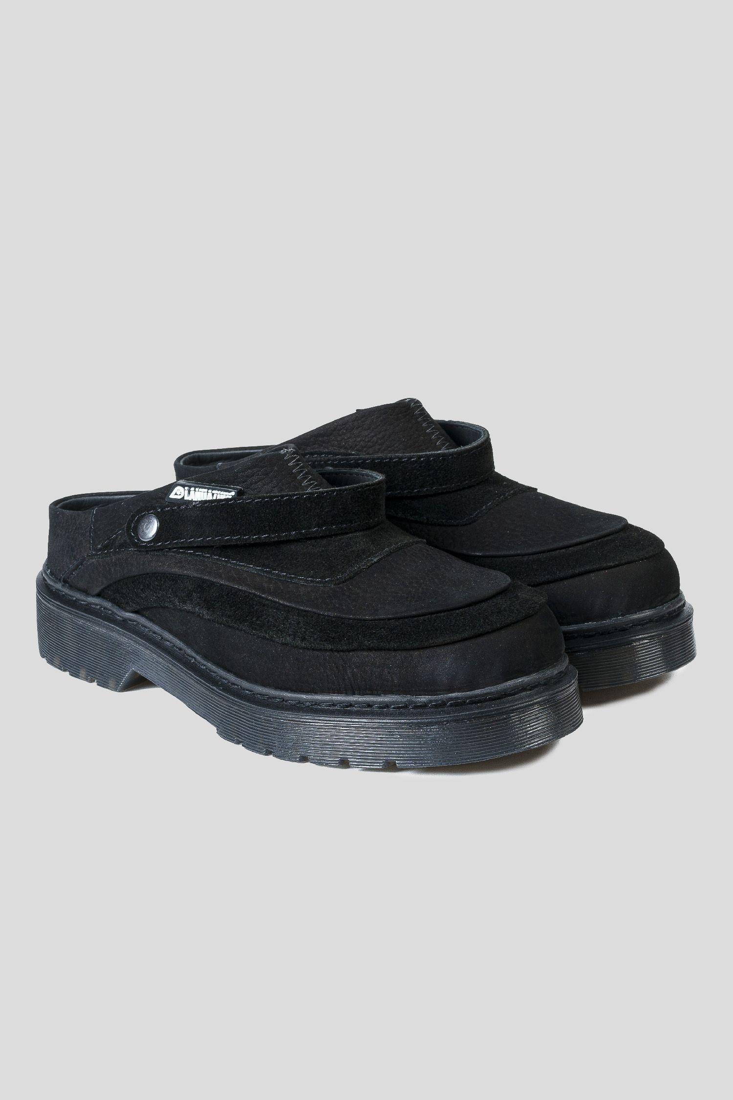 Zapato Cuero Mule Adriático Reno Negro Landazuri-2