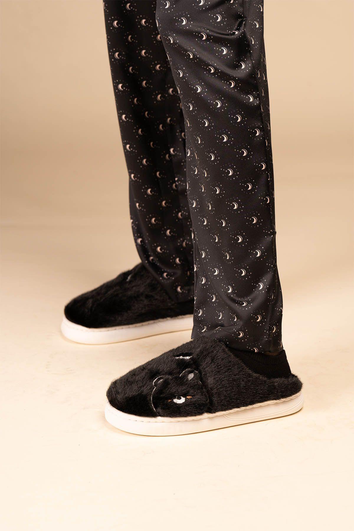 Pantufla Mujer Negro Palesa Chinitown-4