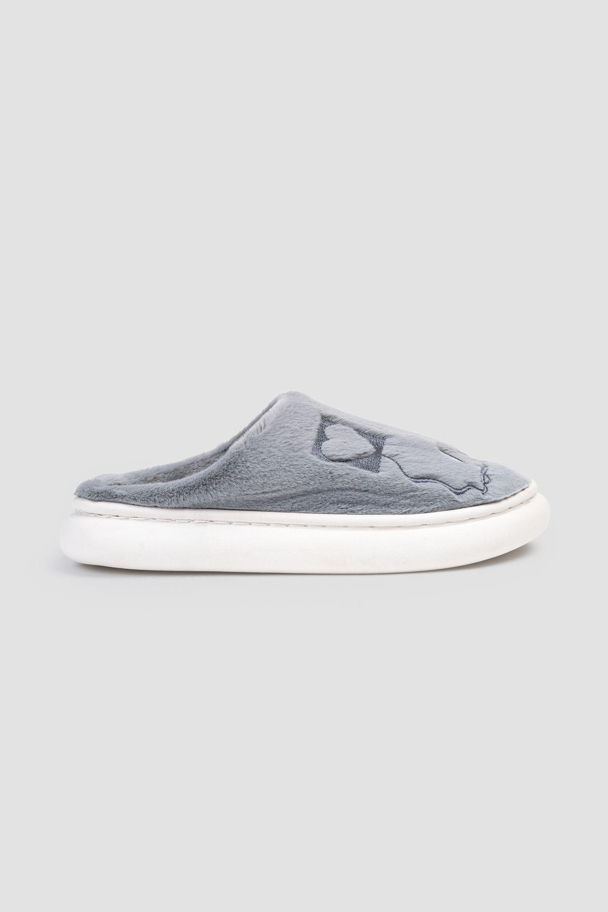 Pantufla Mujer Gris Babette Carbin-0