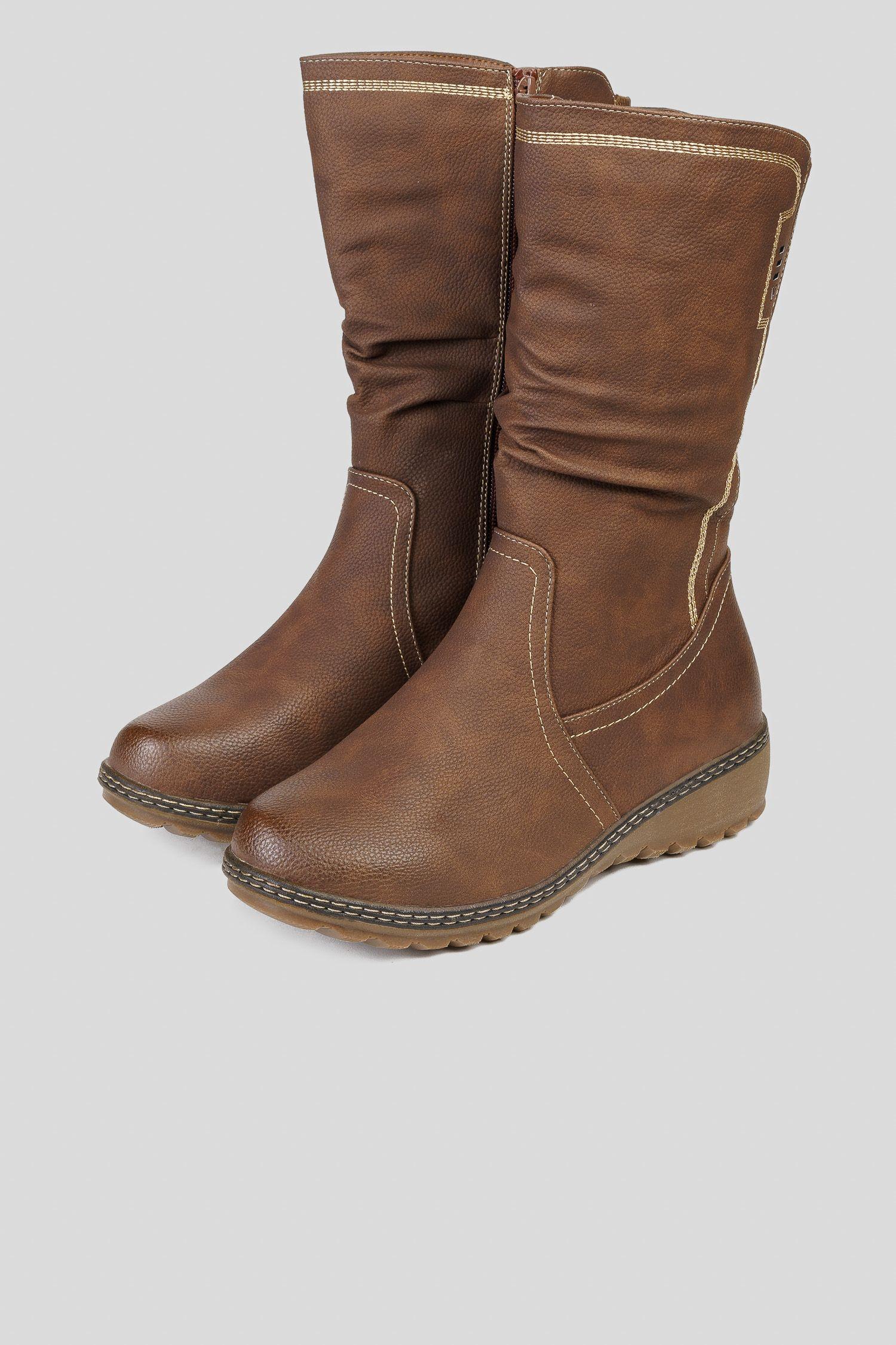 Bota Mujer Café Faina Thunder Blue-2