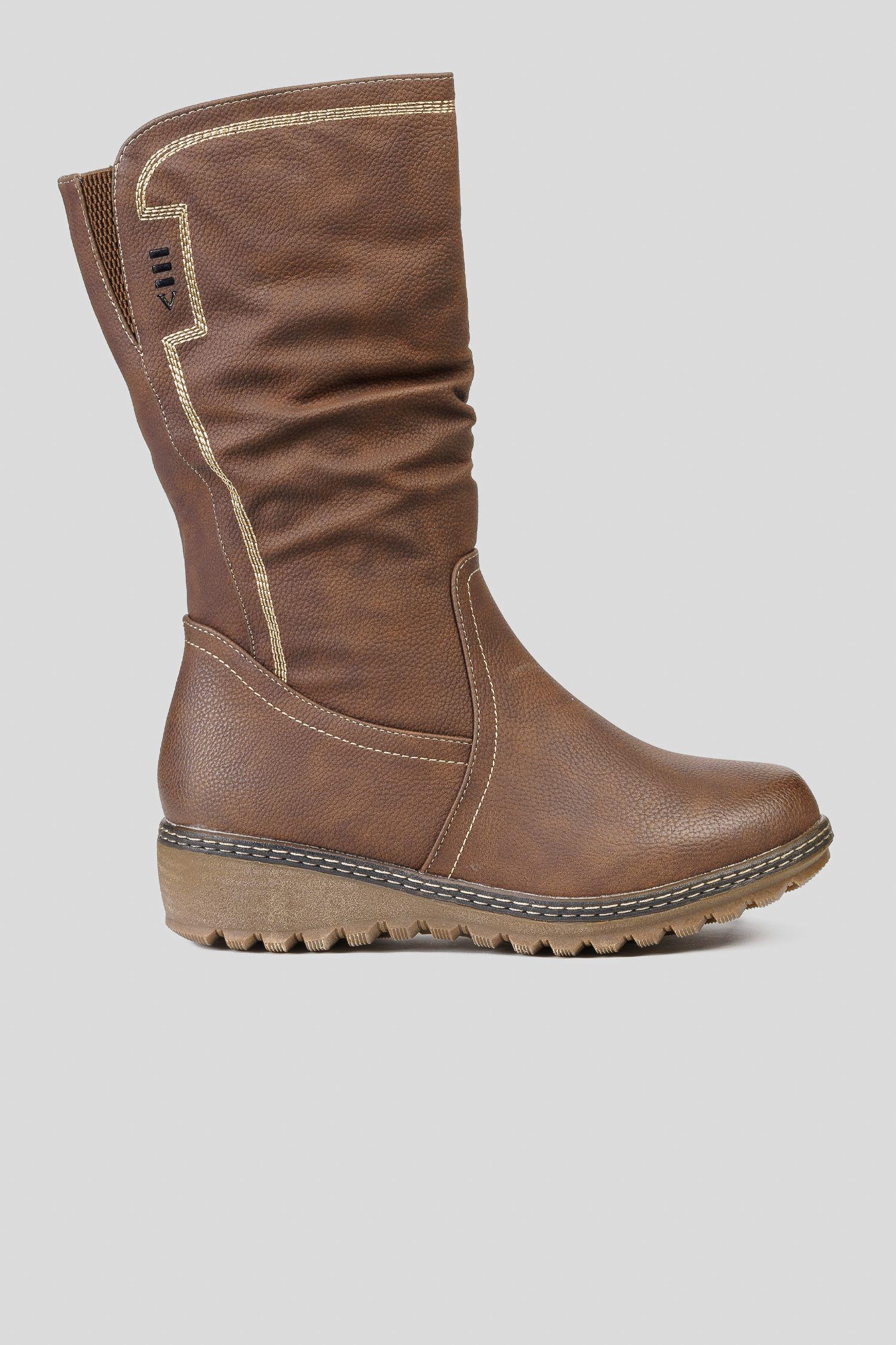 Bota Mujer Café Faina Thunder Blue-0