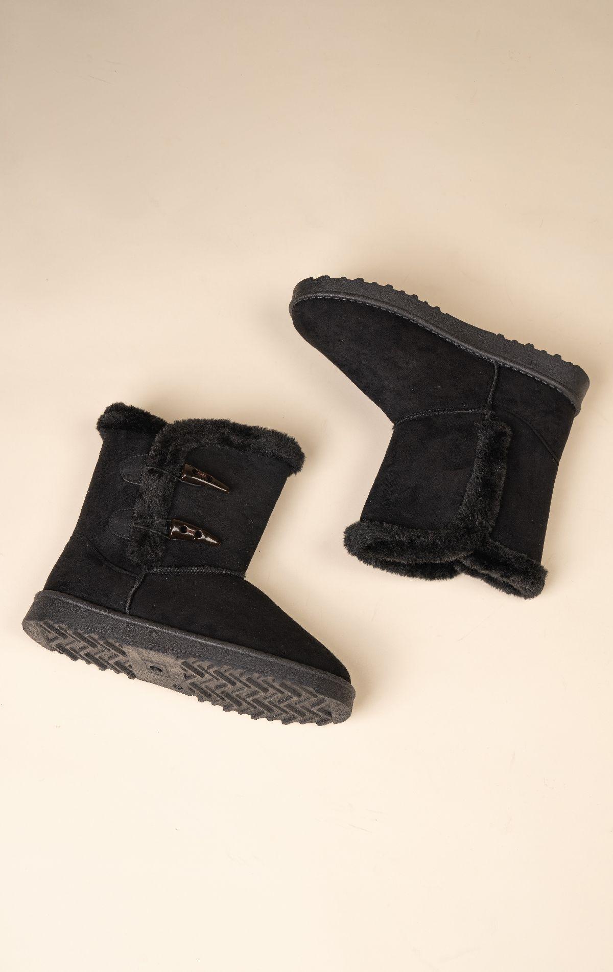 Bota Comfy Mujer Negro Magnolia Chinitown-5