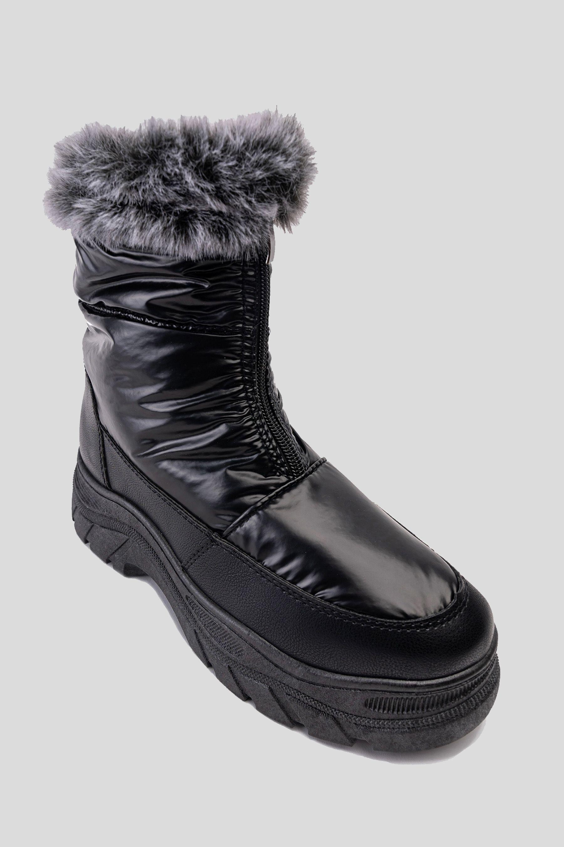Bota Mujer Negro Anna Chancleta-2