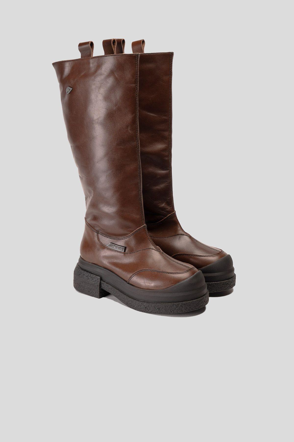 Bota Cuero V010 Café Landazuri-1