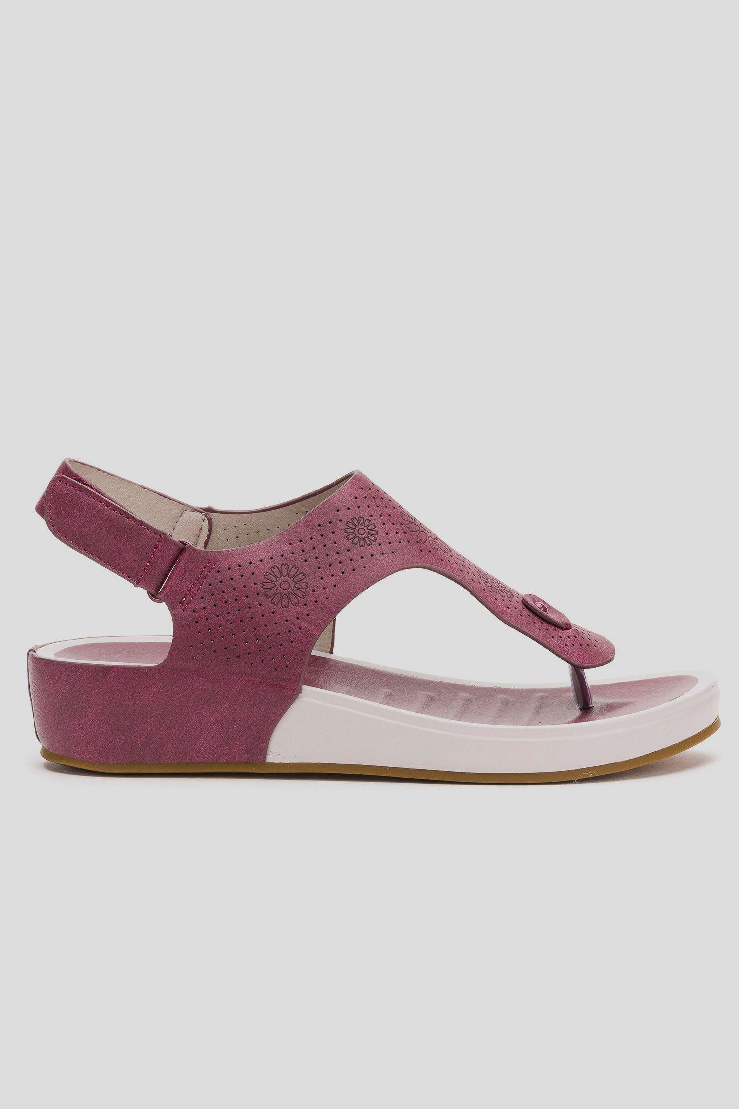 Sandalia Mujer Burdeo Fedra Thunder Blue-0