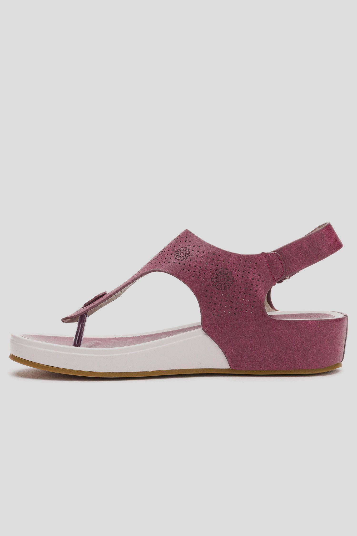 Sandalia Mujer Burdeo Fedra Thunder Blue-1
