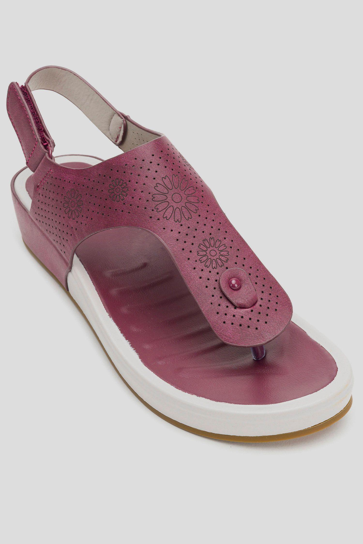 Sandalia Mujer Burdeo Fedra Thunder Blue-2