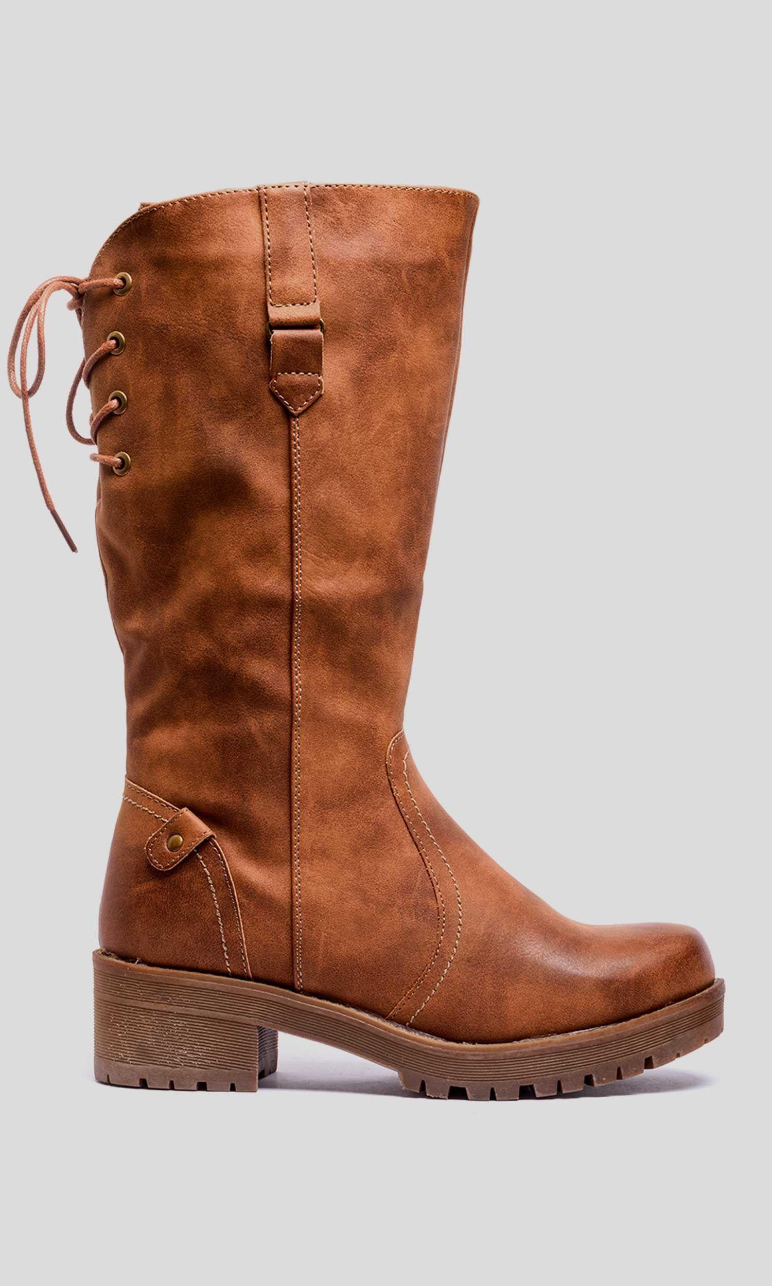 Bota Cindy Brown Chancleta-0