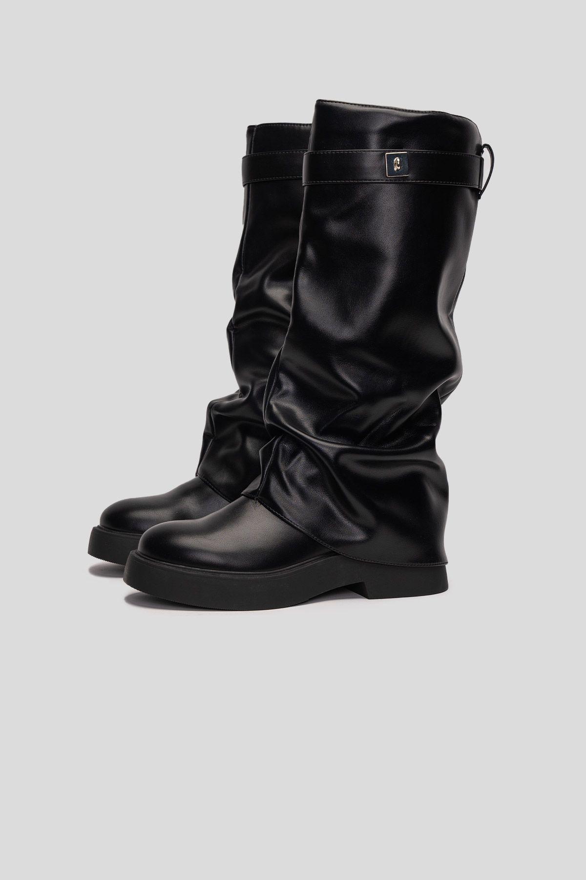 Bota Mujer Negro Vespera Chinitown-2