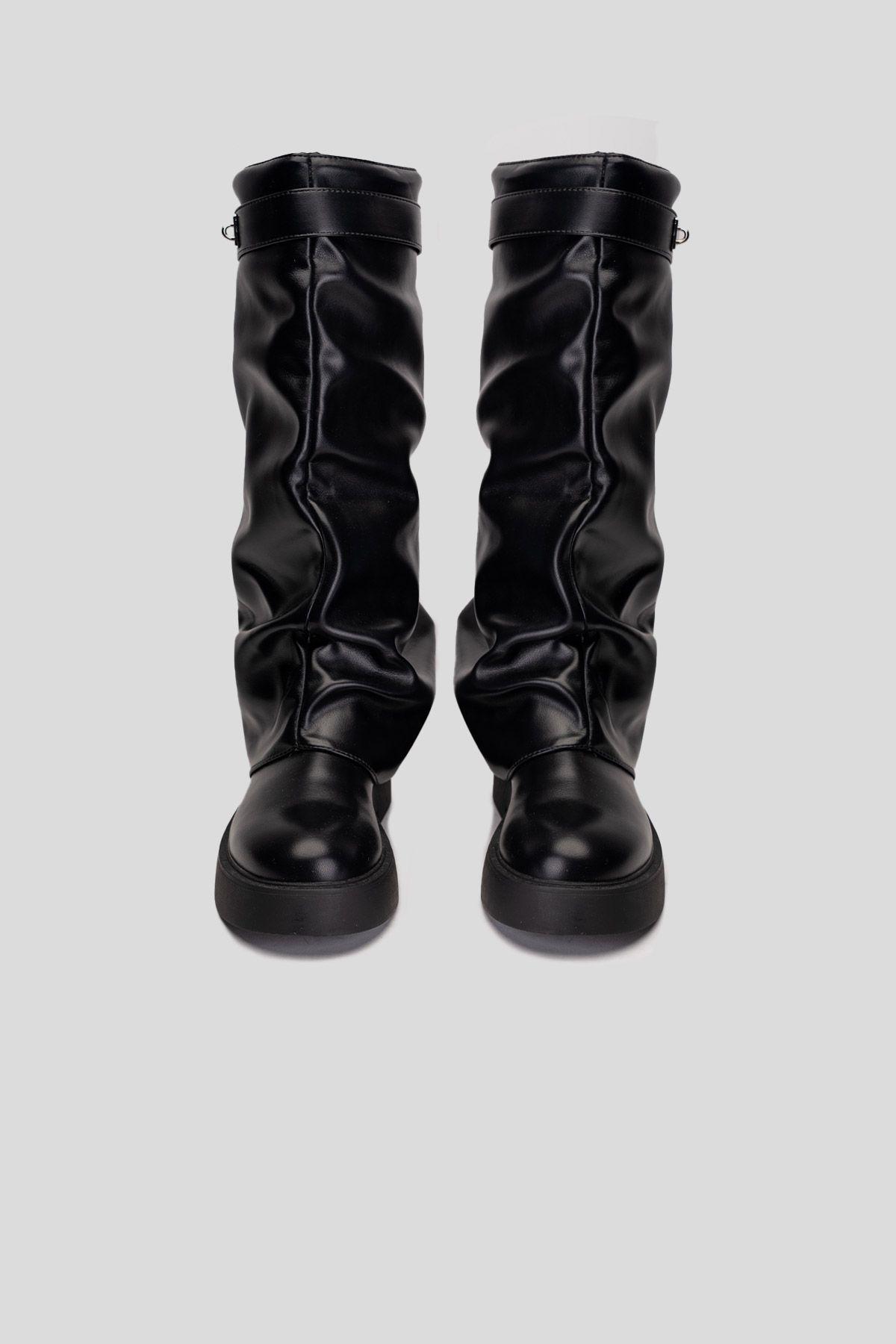 Bota Mujer Negro Vespera Chinitown-3