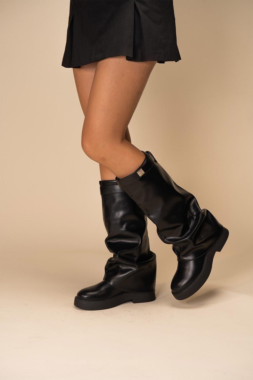 Bota Mujer Negro Vespera Chinitown-2