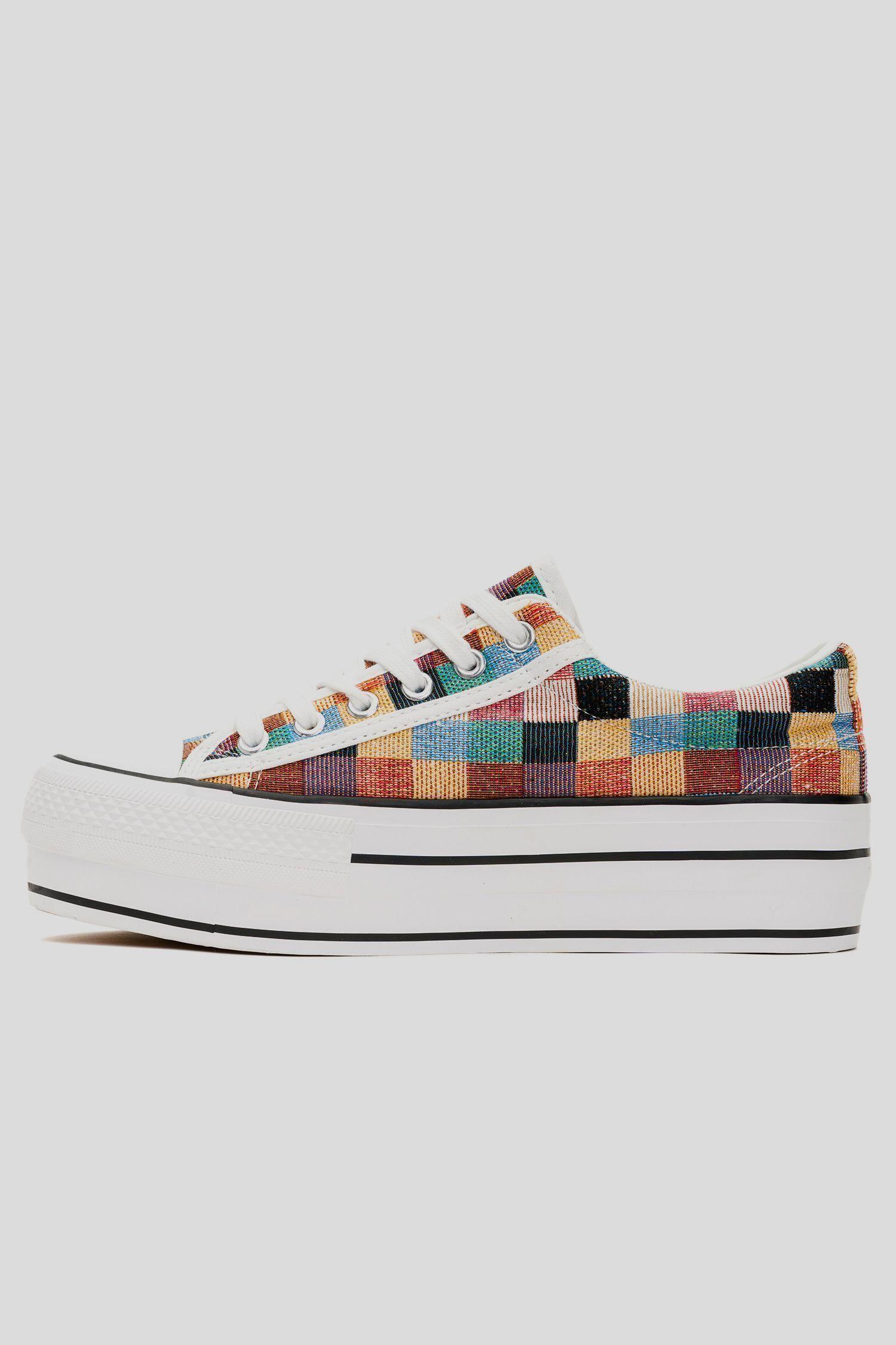 Zapatilla Mujer Blanco Square Chancleta-1