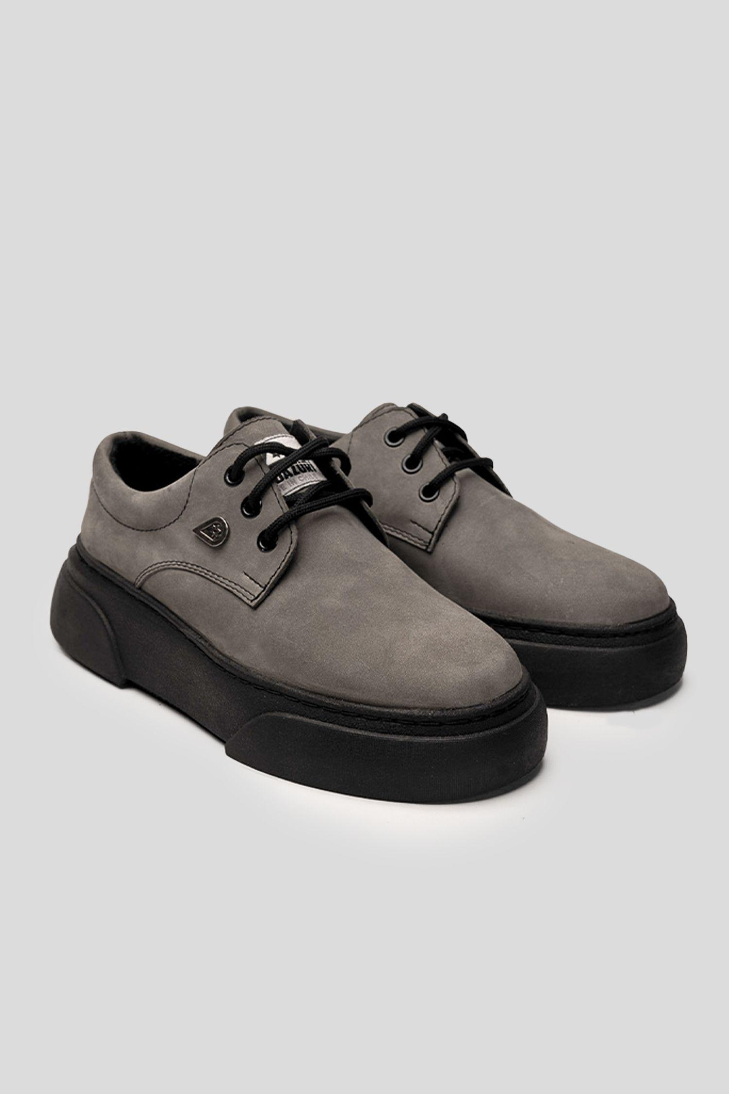 Zapato Cuero Gerda Grafito Landazuri-1