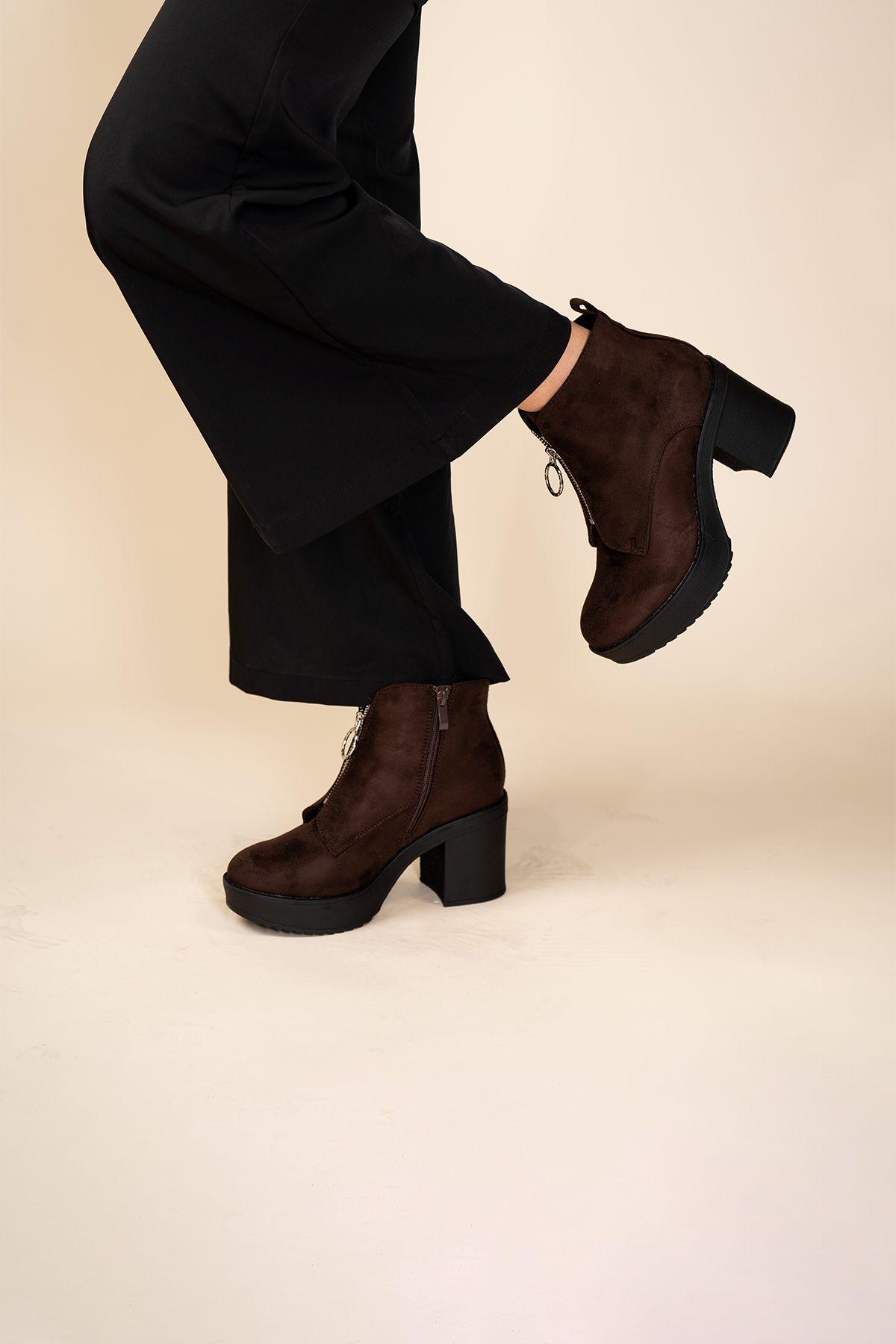 Botín Mujer Camel Elisa Chinitown-1