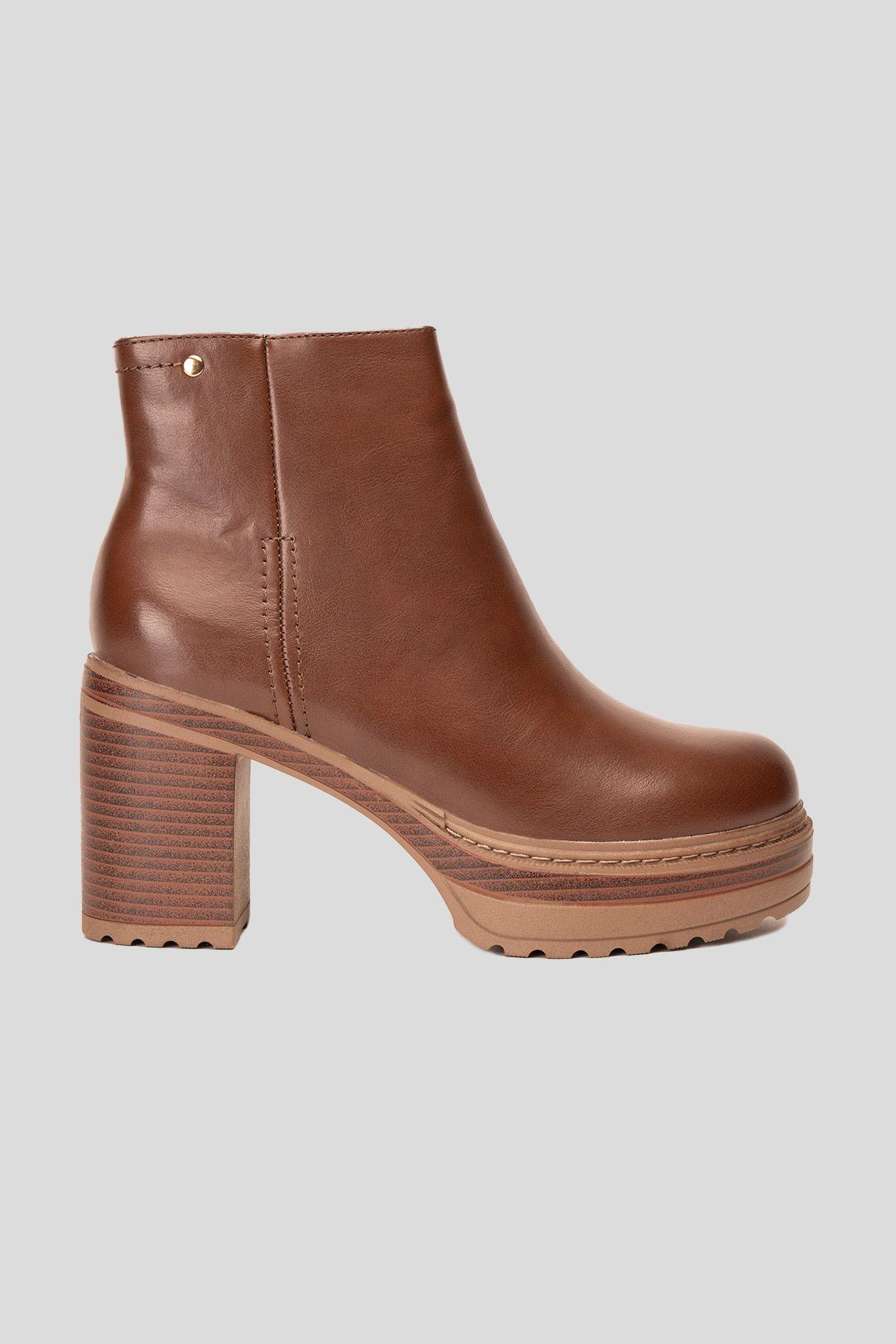 Botín Casual Mujer Camel Kani Chinitown-0