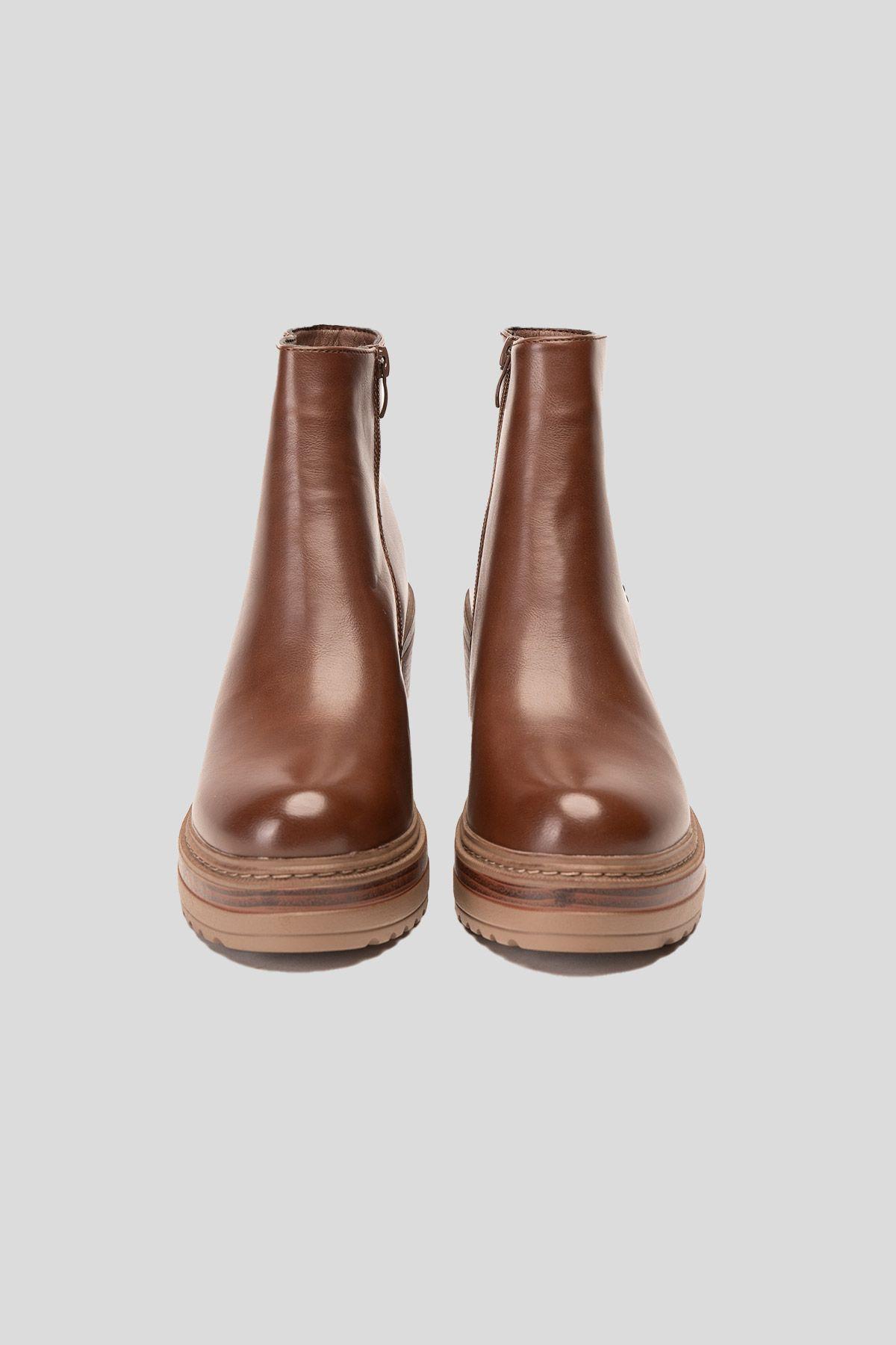 Botín Casual Mujer Camel Kani Chinitown-3