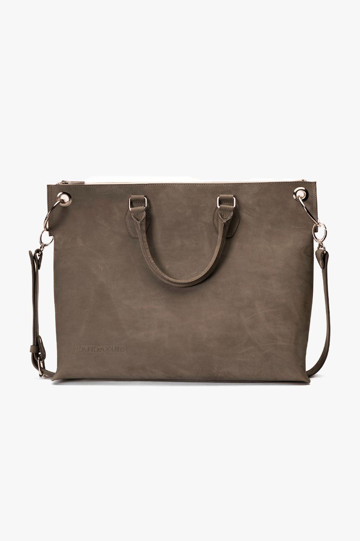 Bolso de Diseñador Gris Landazuri-0