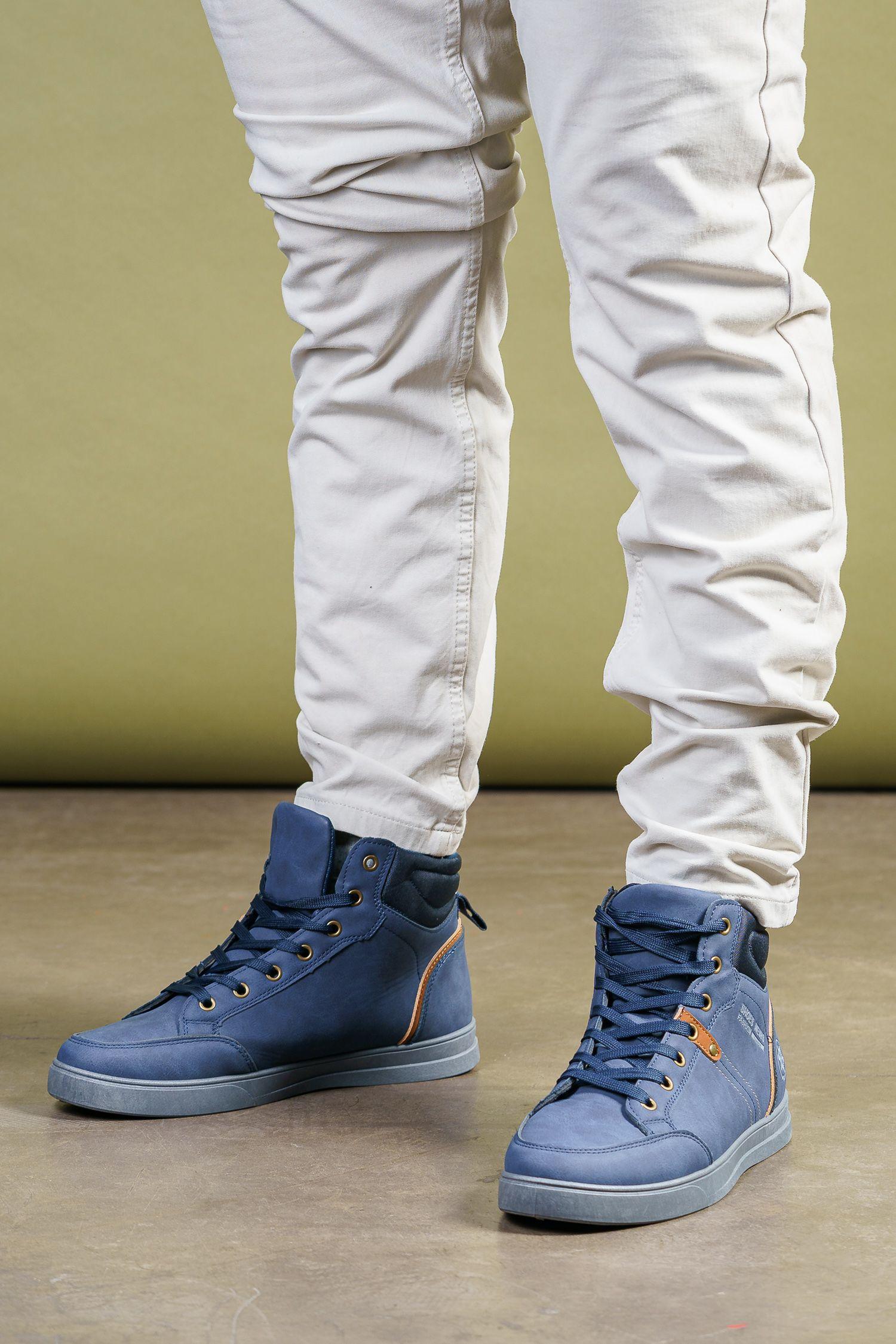 Botín Hombre Azul Calvin Thunder Blue-1