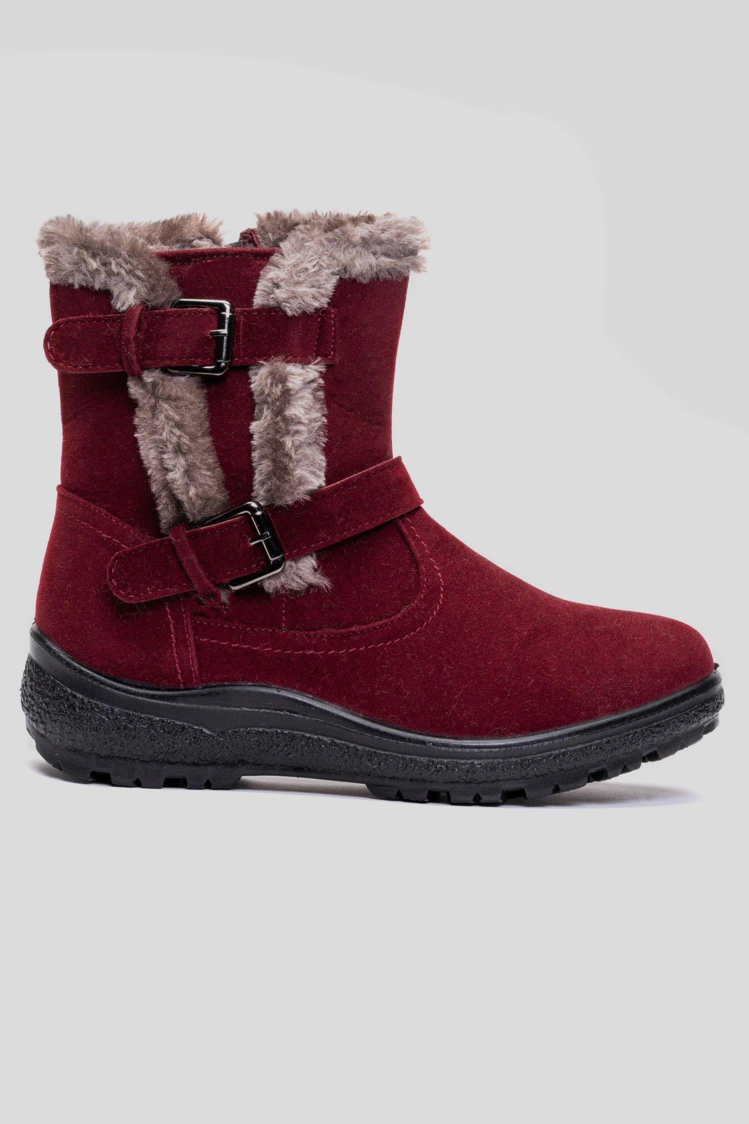 Bota Mujer Burdeo Luly Chancleta-0