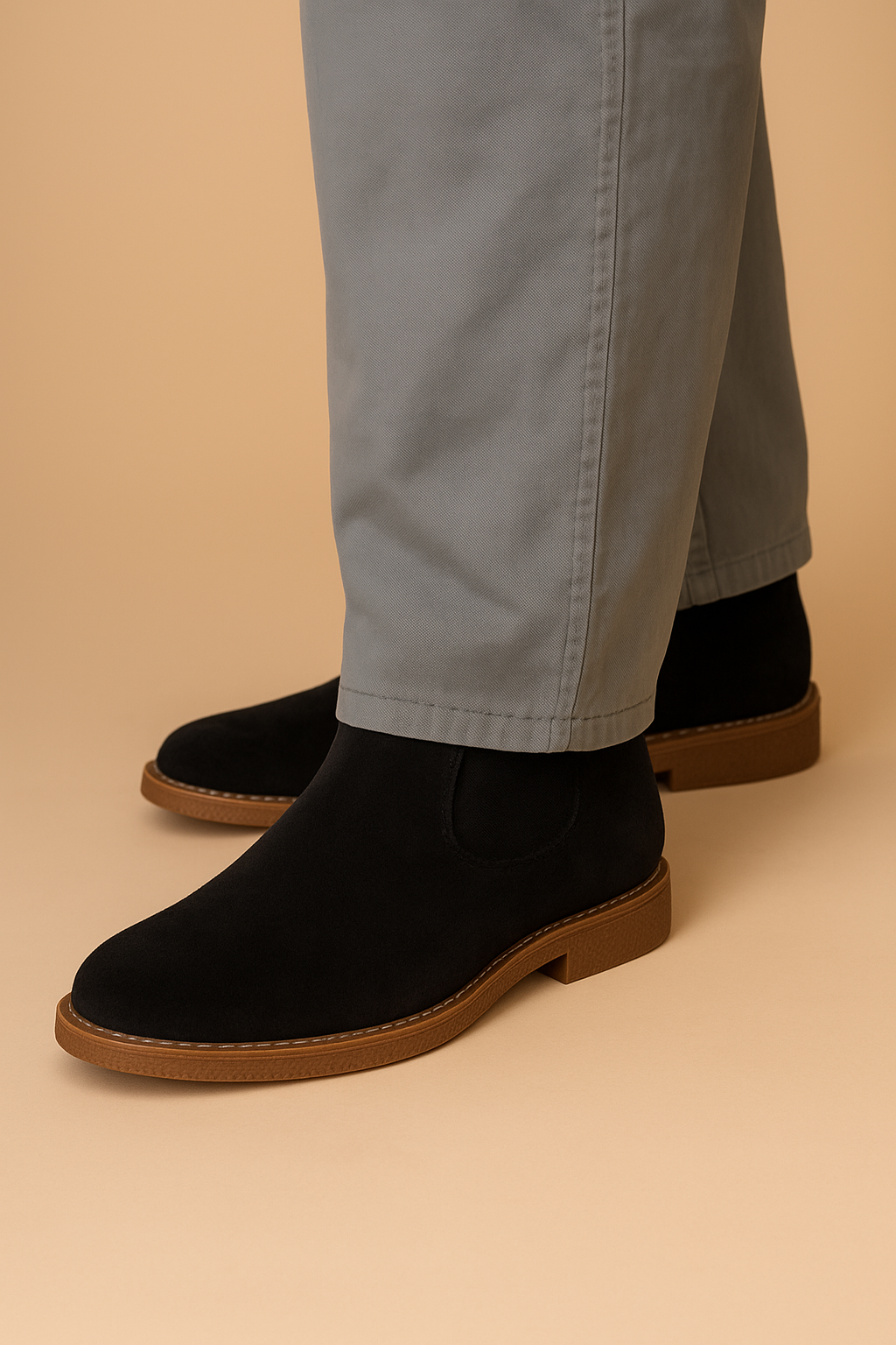 Botín Casual Hombre Negro Yang Chinitown-3