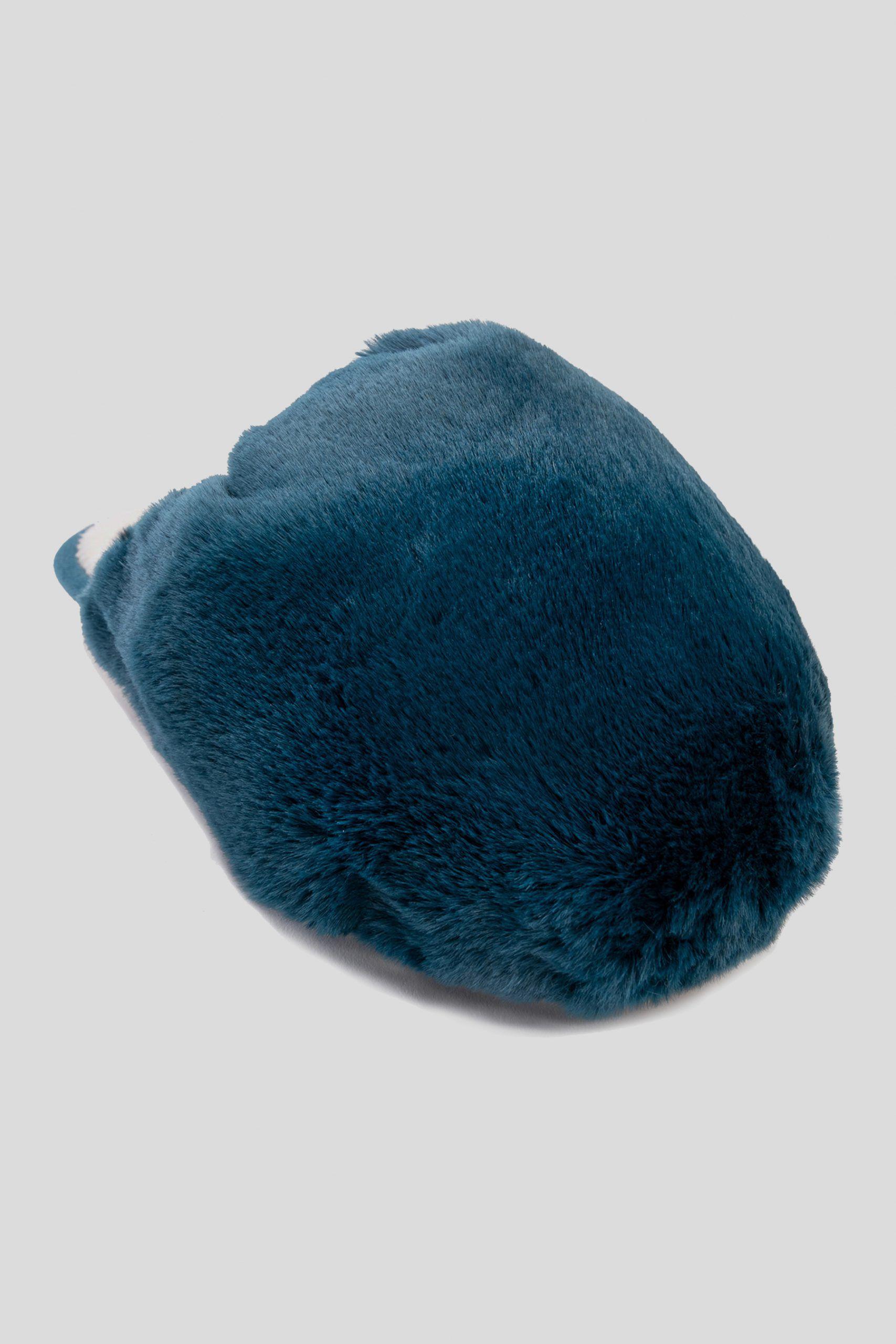 Pantuflas Mujer Azul Petróleo Ángel Carbin-2