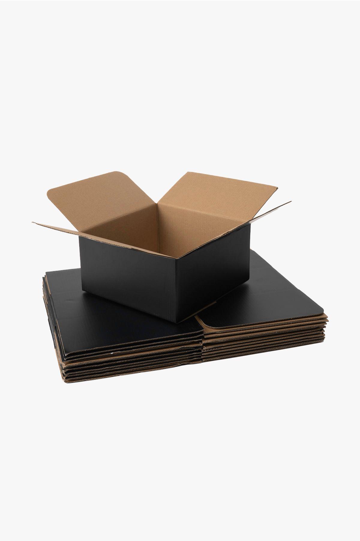 Pack 10 Cajas Envío 20x20x10 cm Negro Chinitown-6