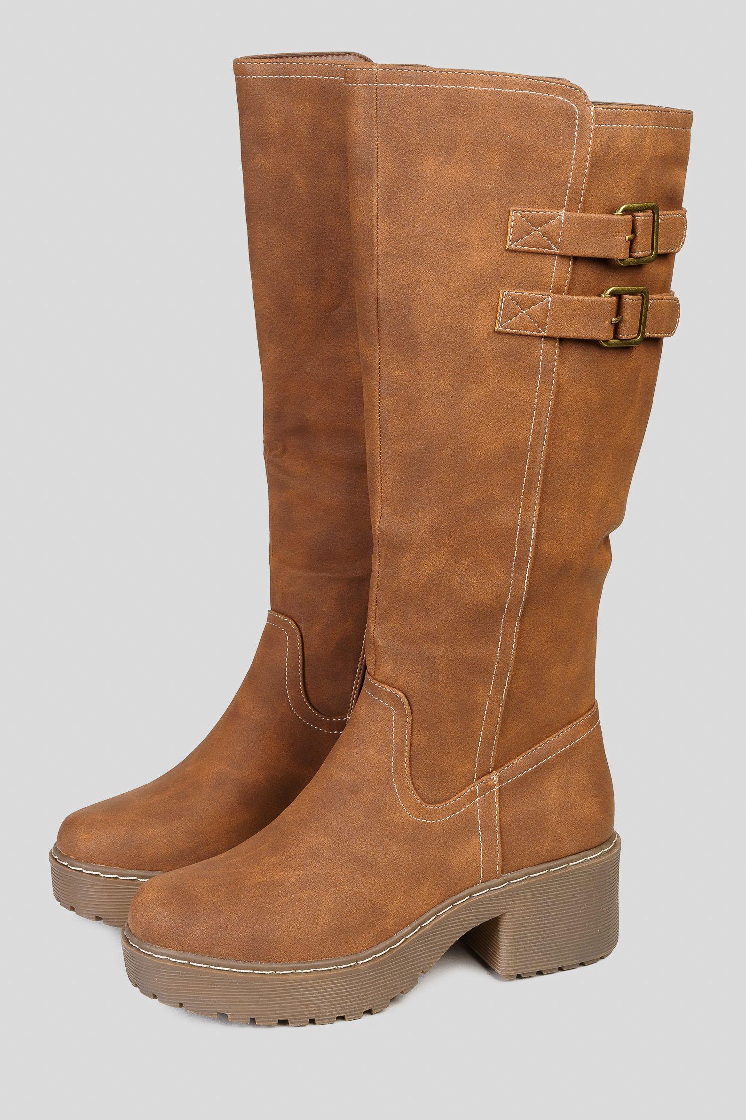 Bota Mujer Café Oscuro Edesia Thunder Blue-2