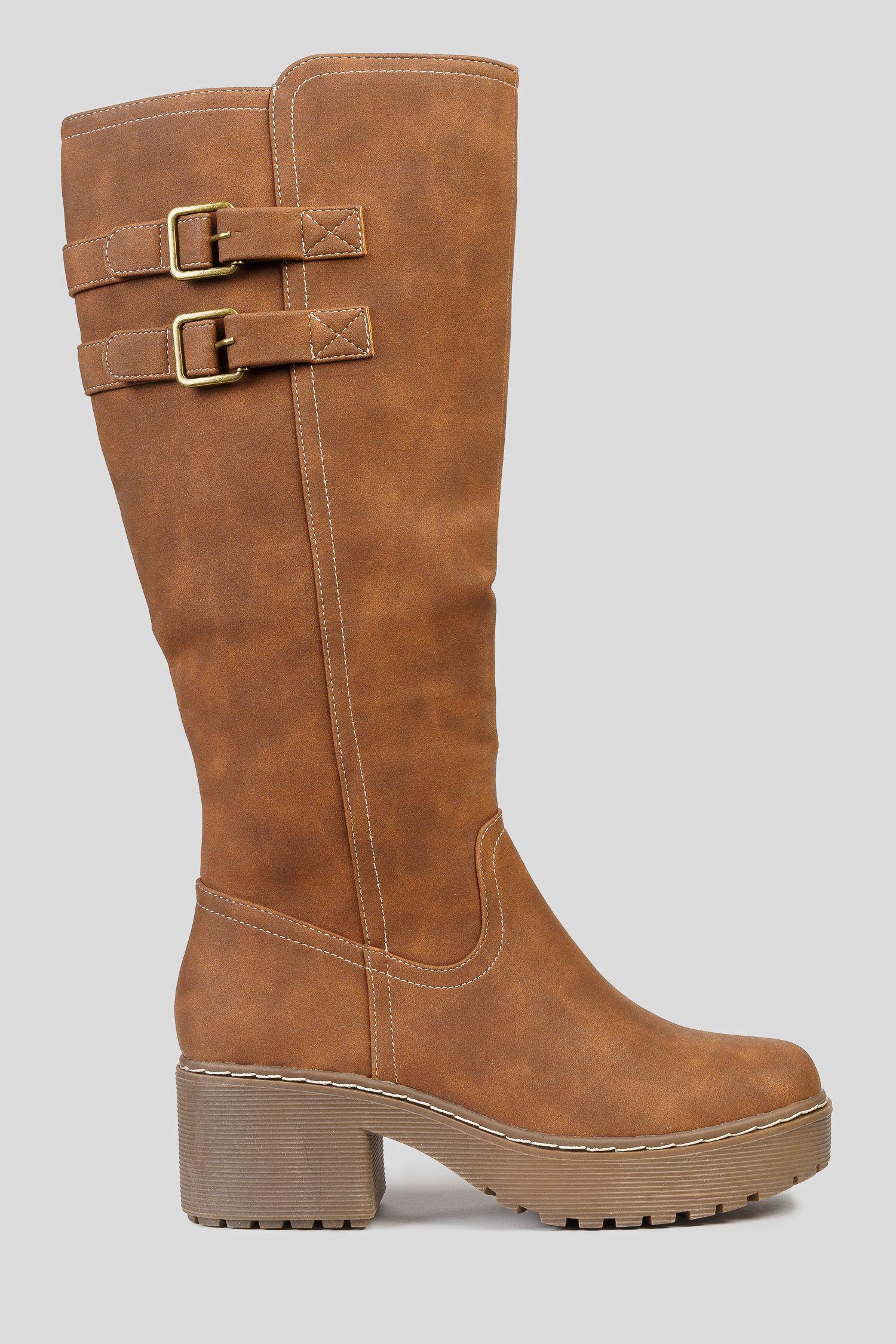 Bota Mujer Café Oscuro Edesia Thunder Blue-0