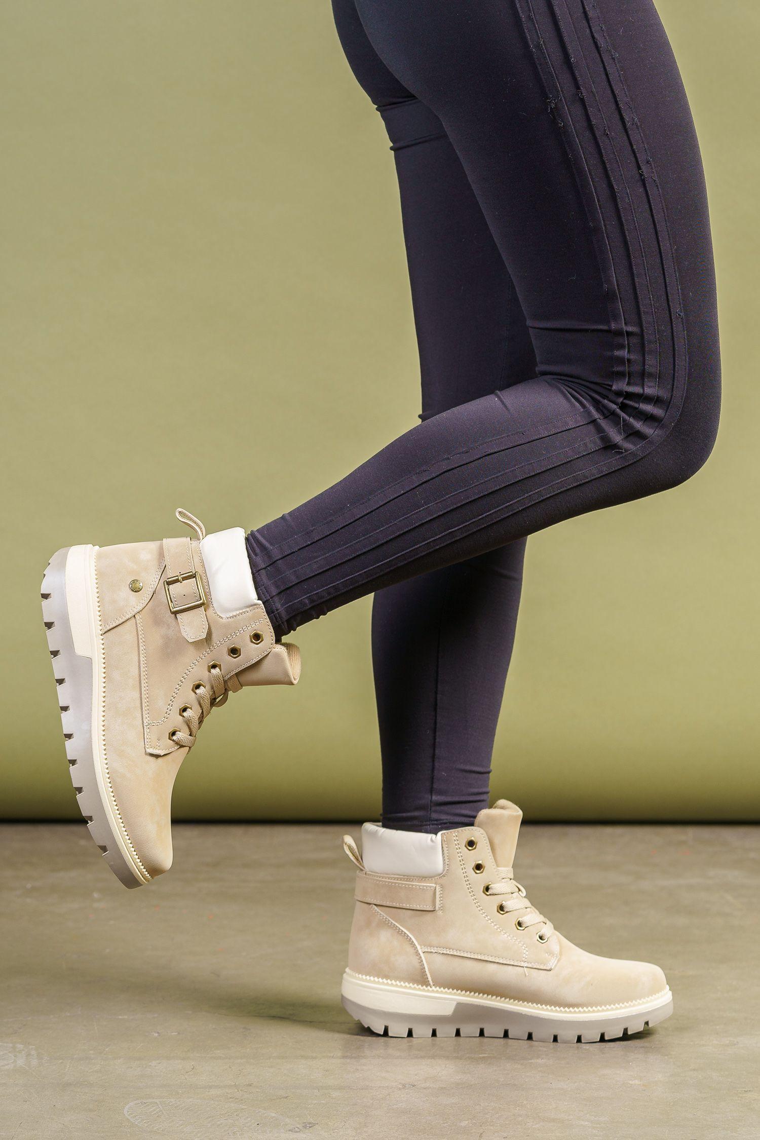 Botín Mujer Khaki Doreen Chinitown-1