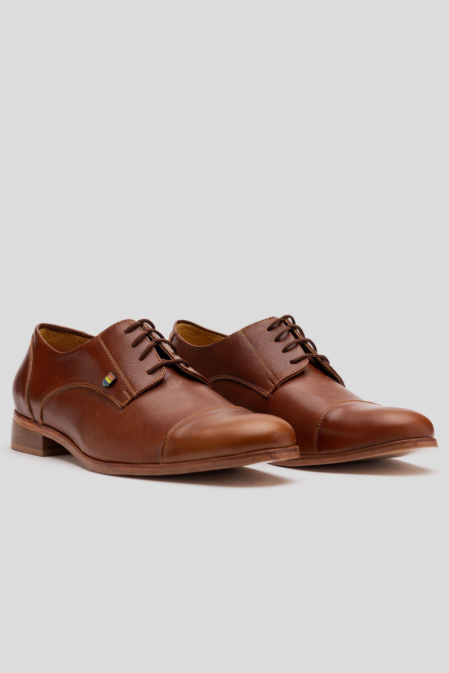 Zapato Cuero Ciprés Café Acha-3