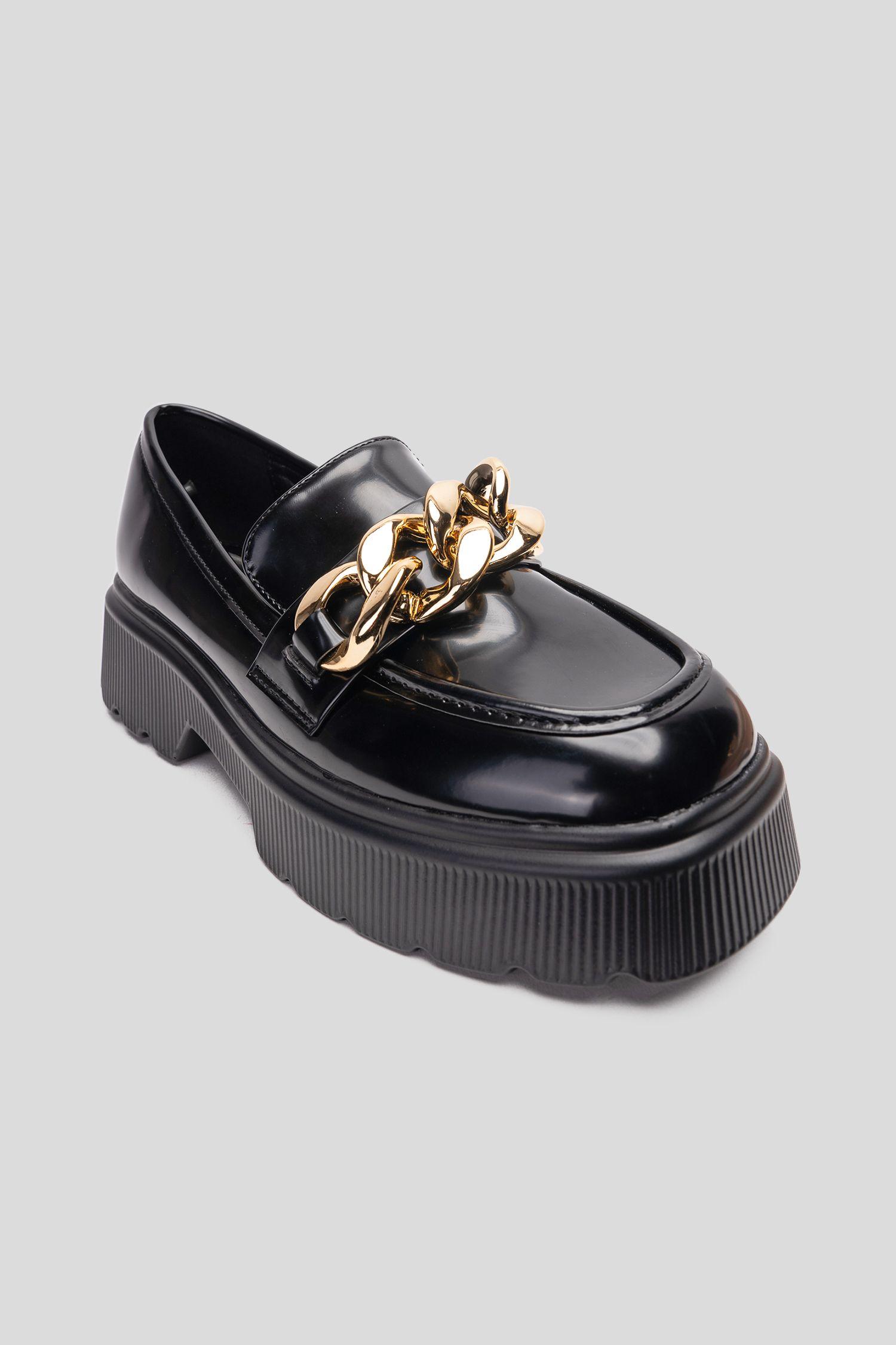 Mocasín Mujer Negro Charol Belinda Apóstol-0