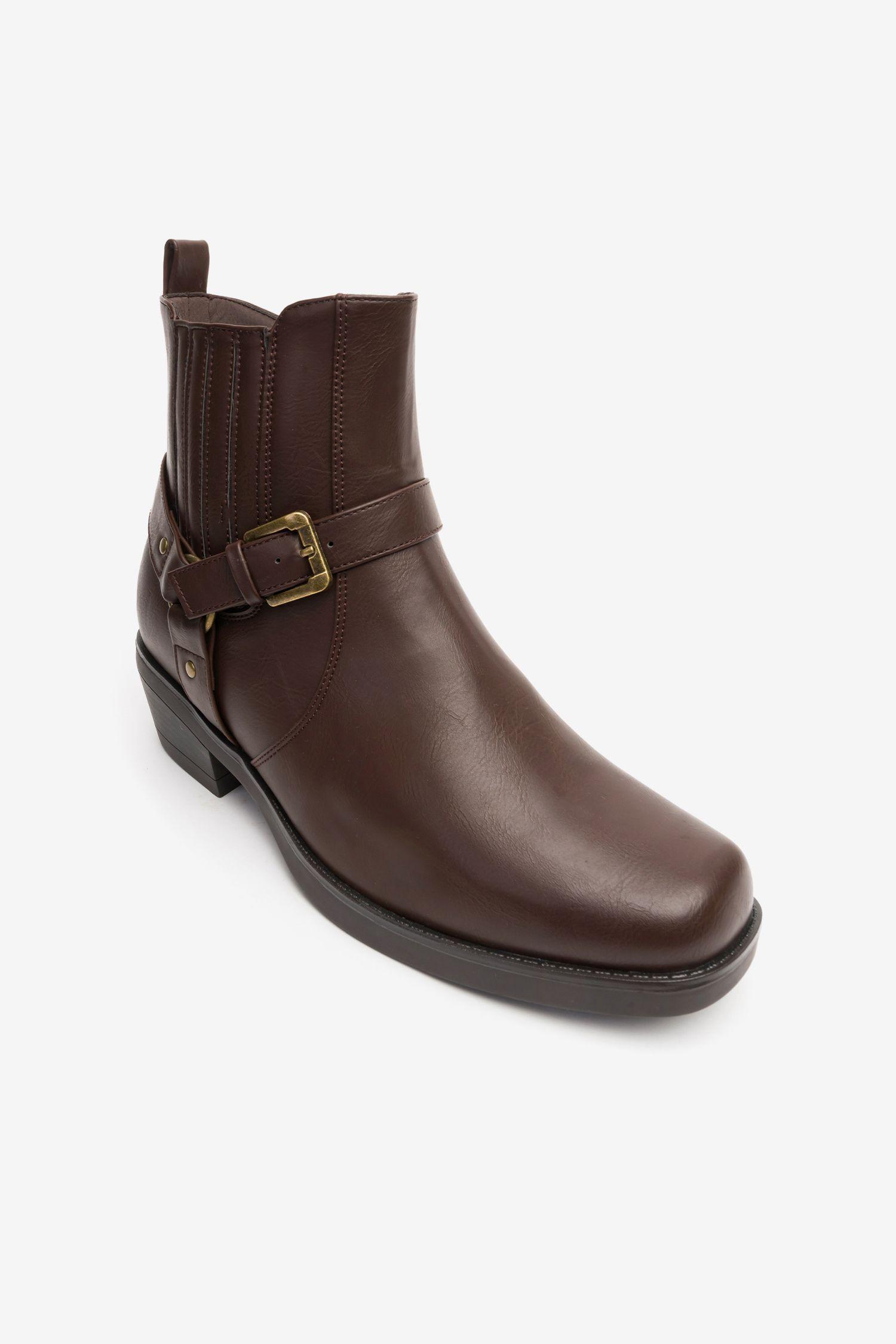 Bota Hombre Café Ignacio Chancleta-3