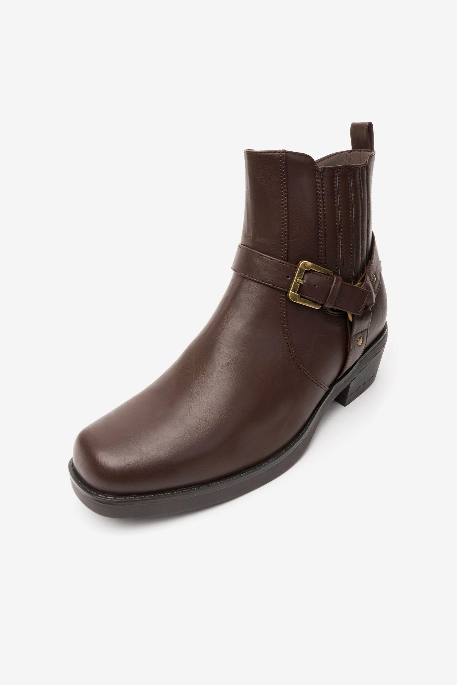 Bota Hombre Café Ignacio Chancleta-4