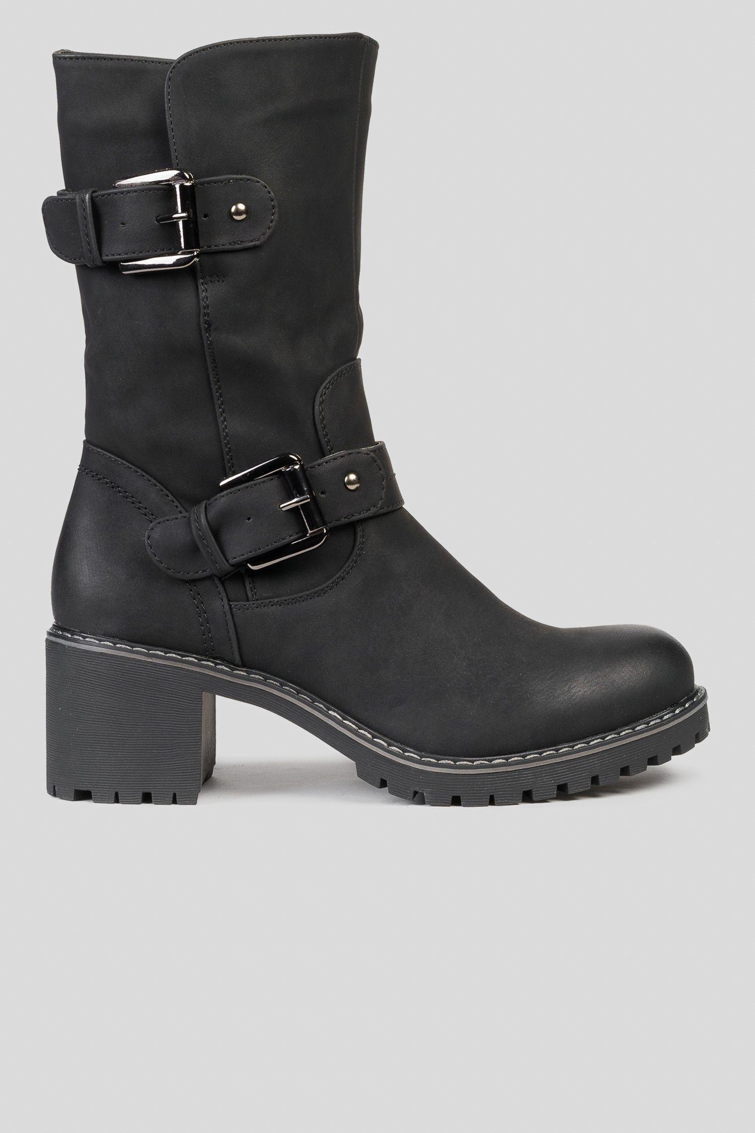 Bota Mujer Negro Arlina Thunder Blue-0