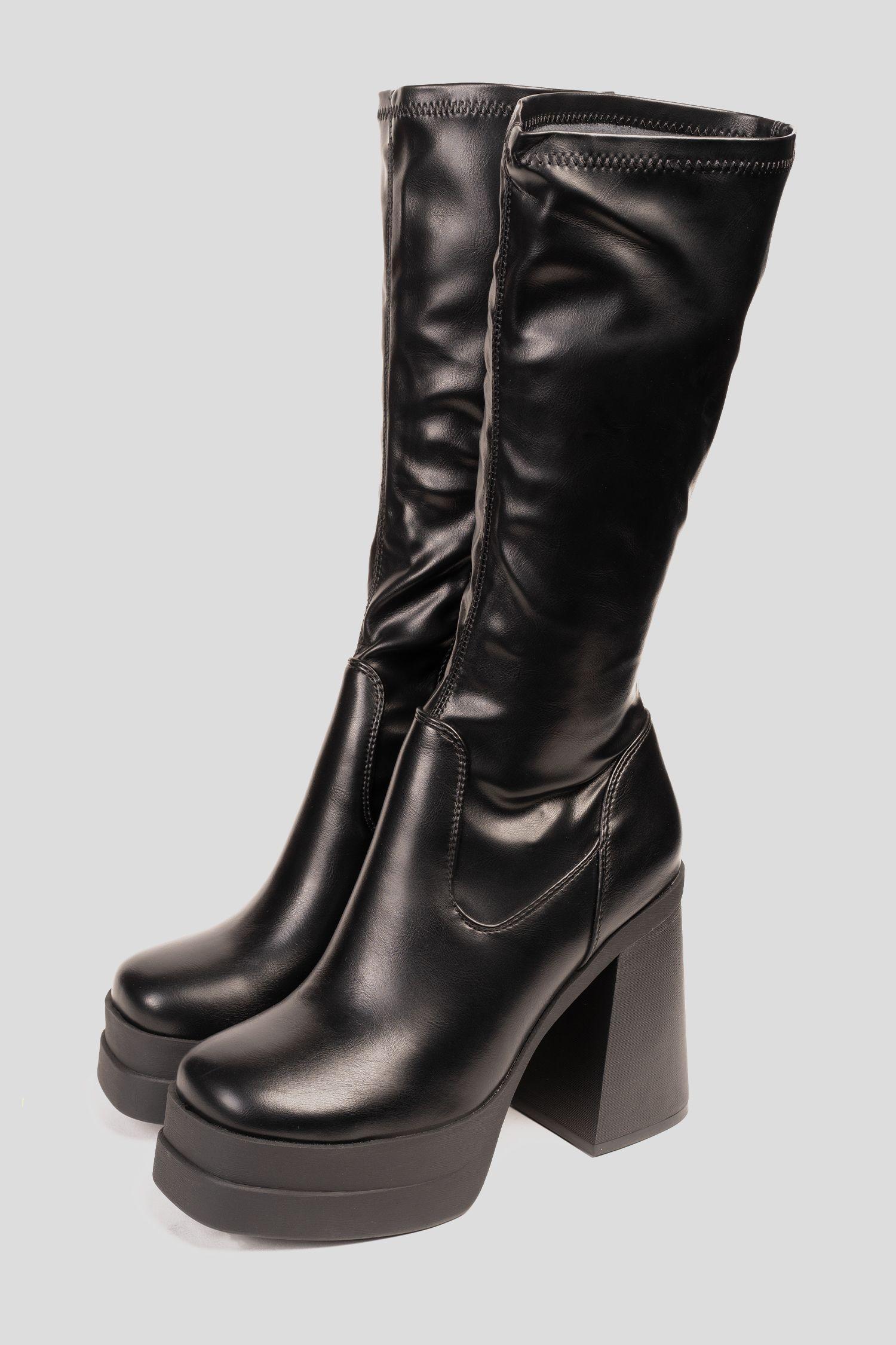 Bota Mujer Negro Estelle Chinitown-2