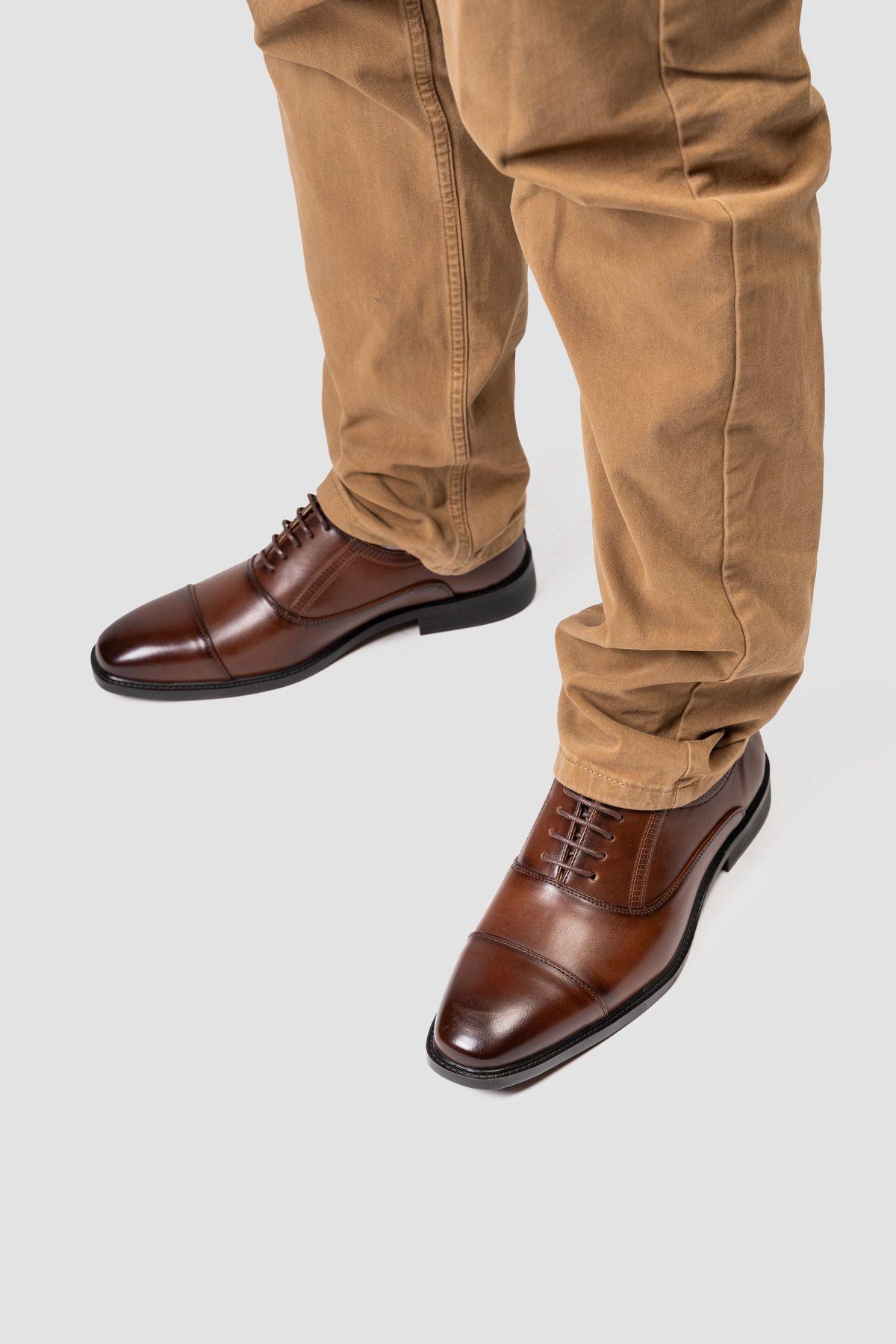 Zapato Hombre Café Oscuro Cargan Chinitown-1
