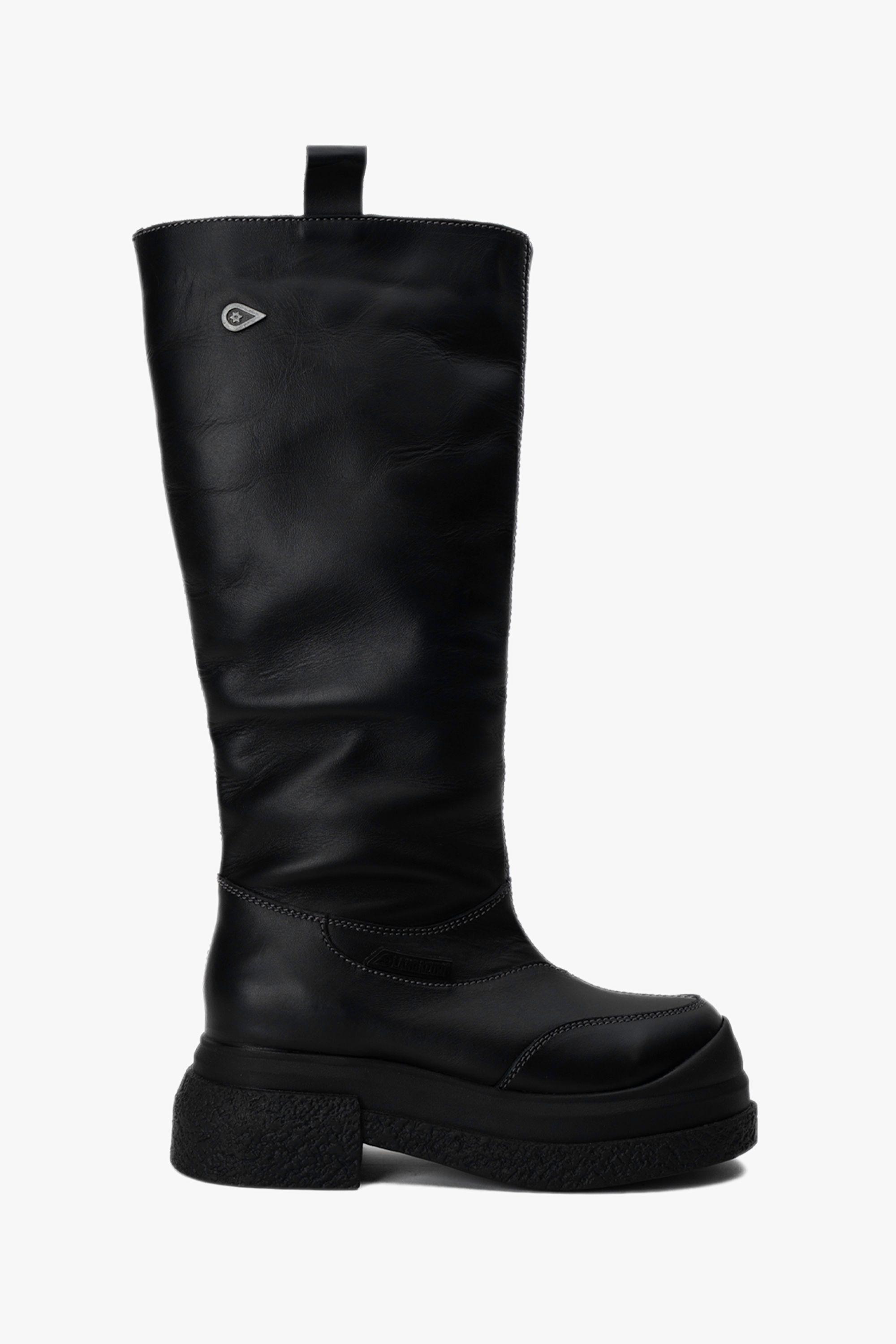 Bota Cuero V010 Negra Landazuri-0