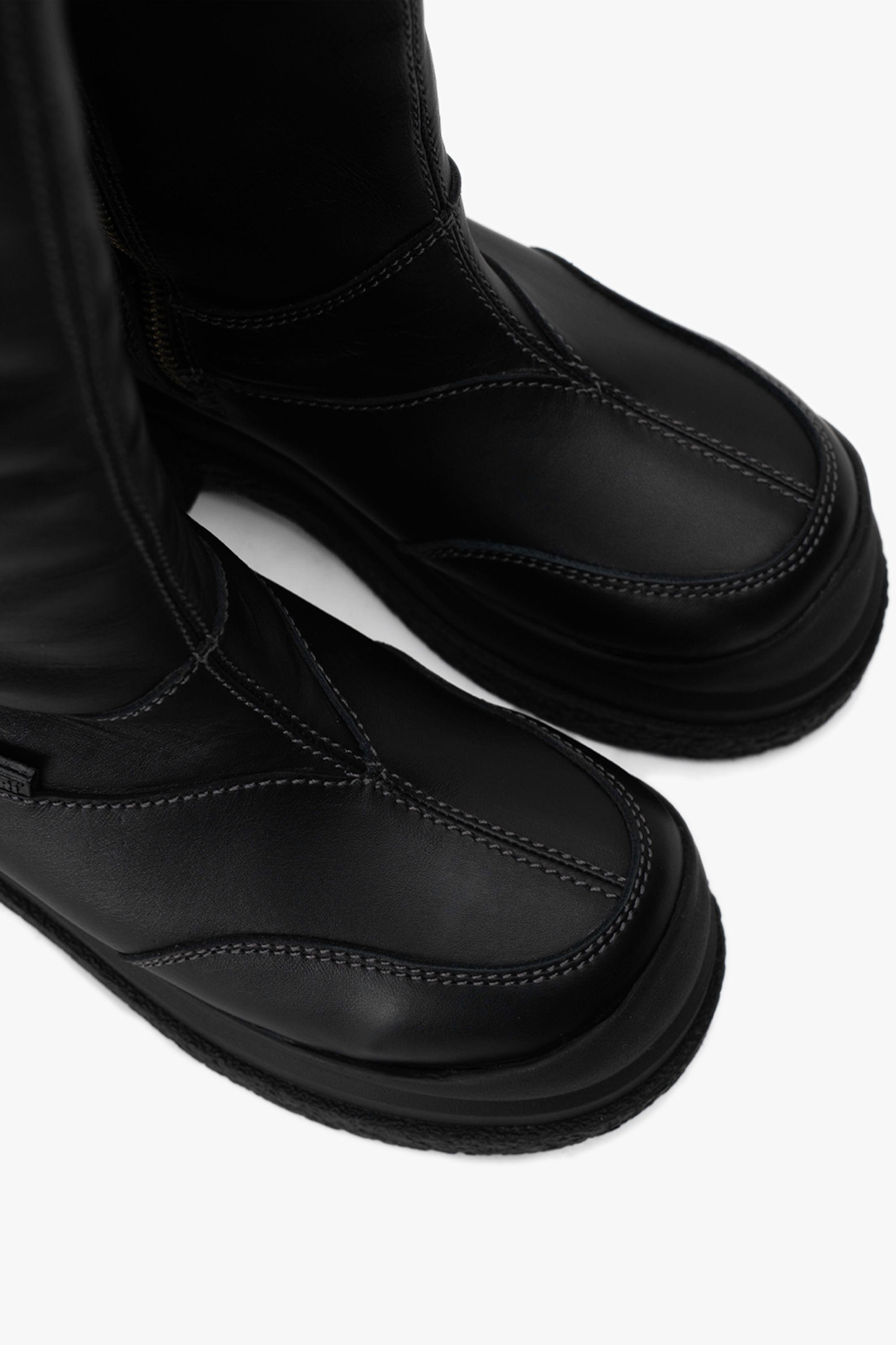 Bota Cuero V010 Negra Landazuri-4