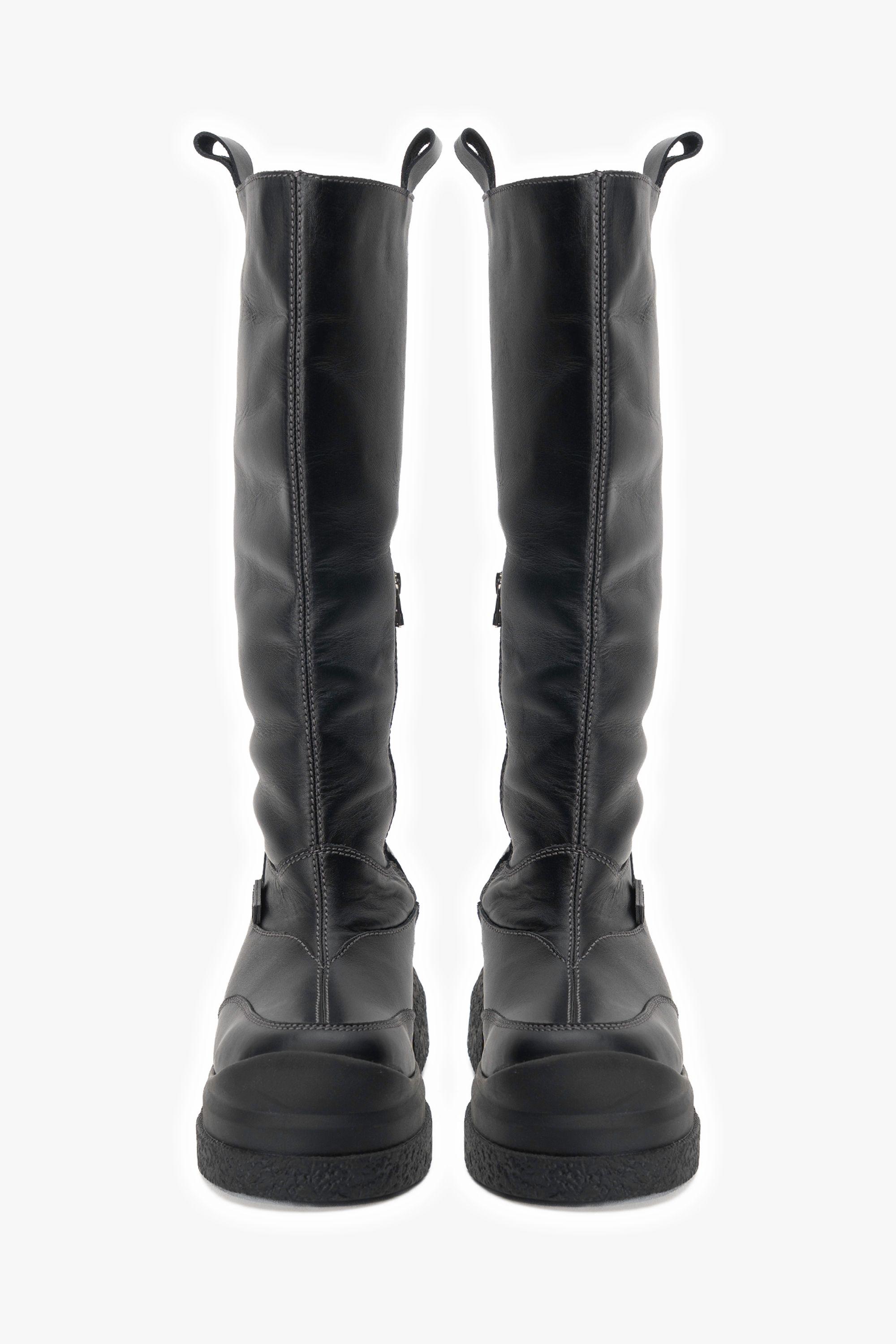 Bota Cuero V010 Negra Landazuri-3