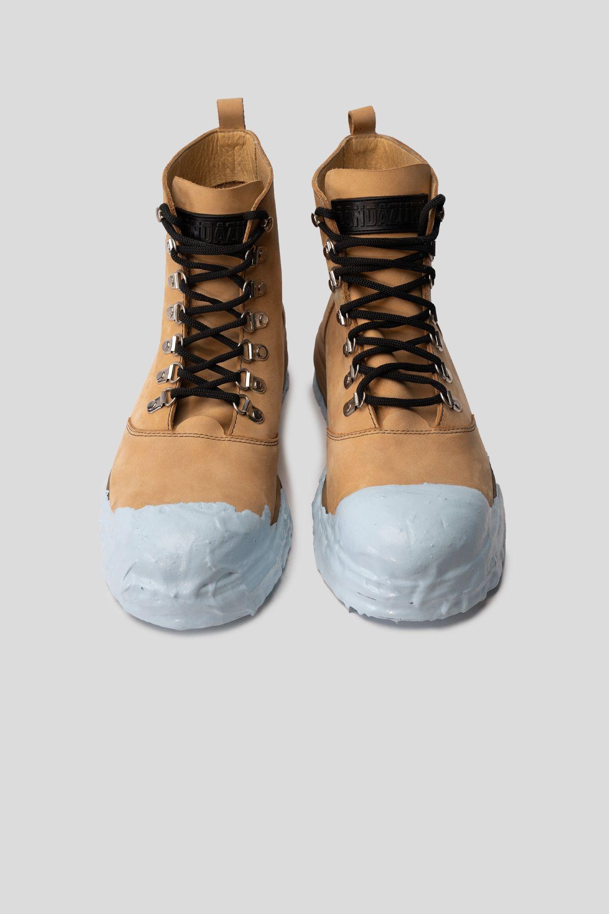 Botín Cuero Terra Cemento Camel Landazuri-2