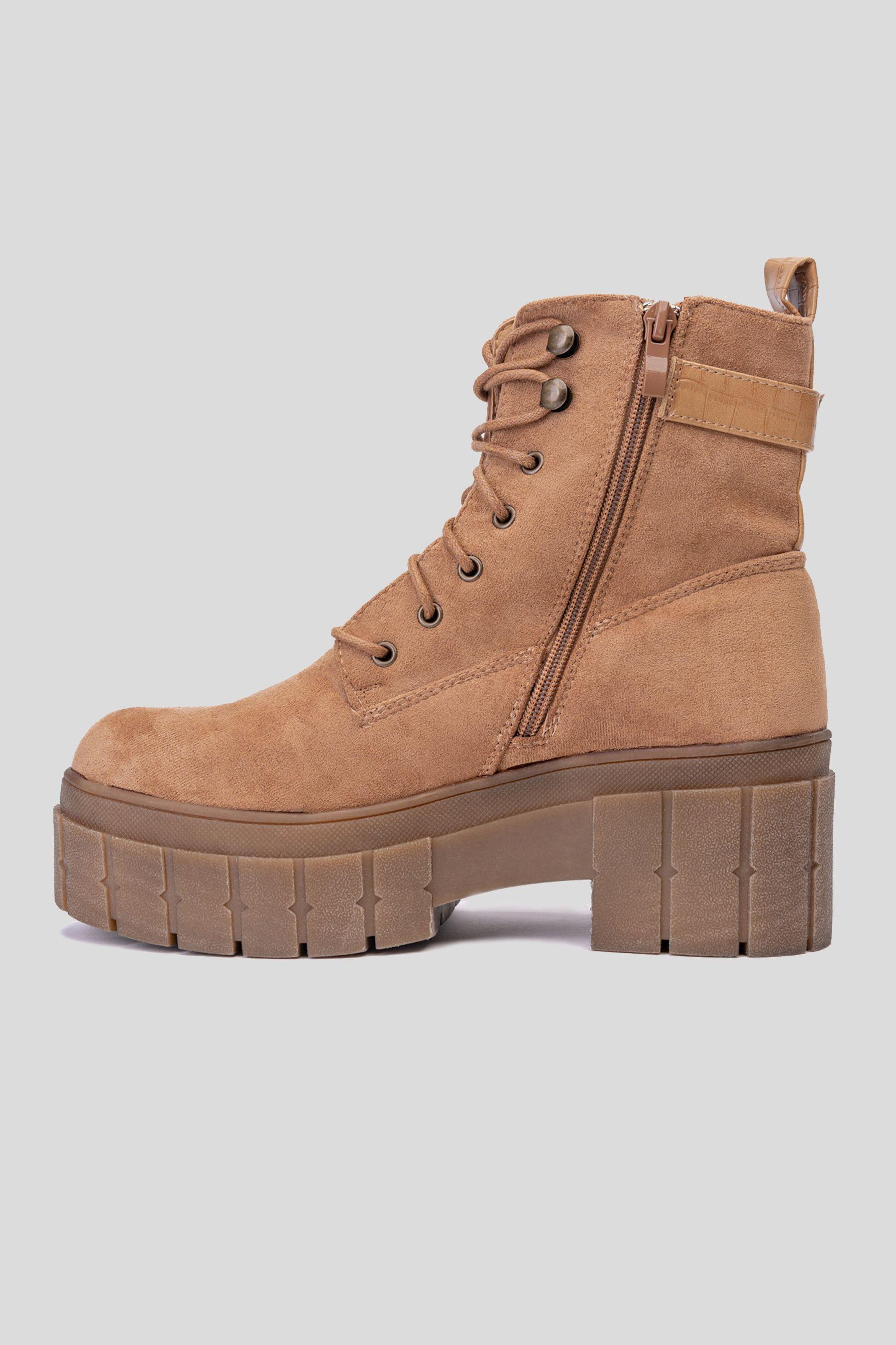 Botín Mujer Khaki Demi Boteli-1