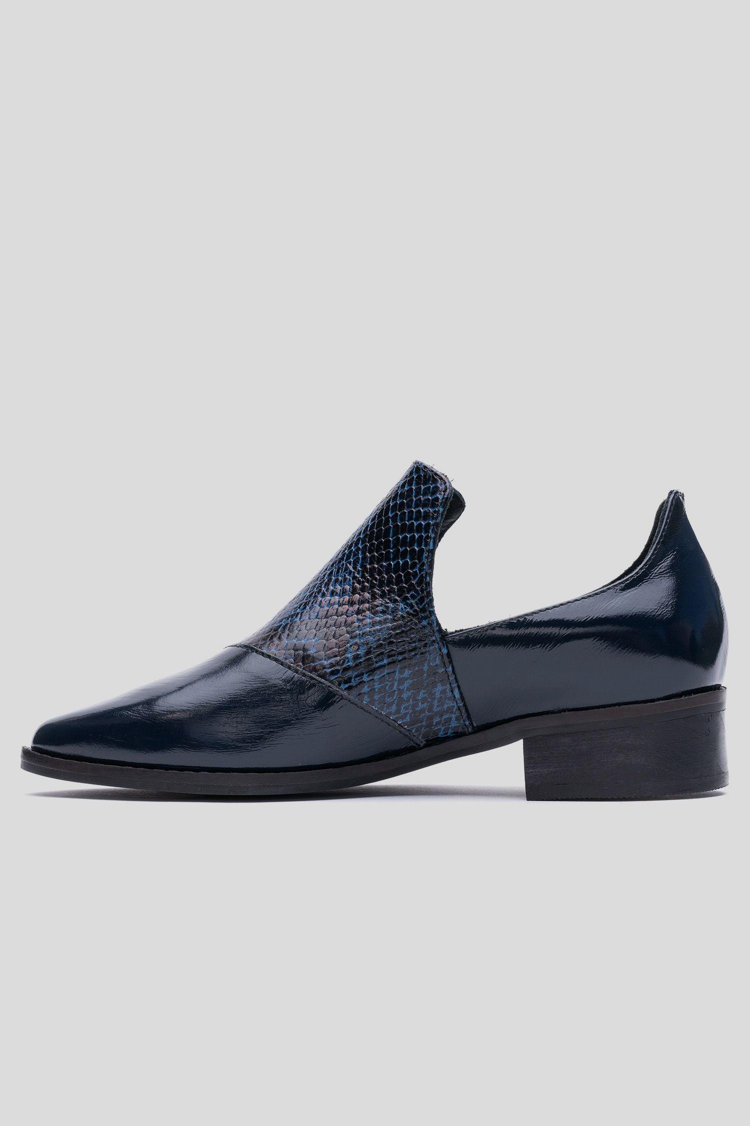 Zapato Cuero Lanco Azul Barrientos-1