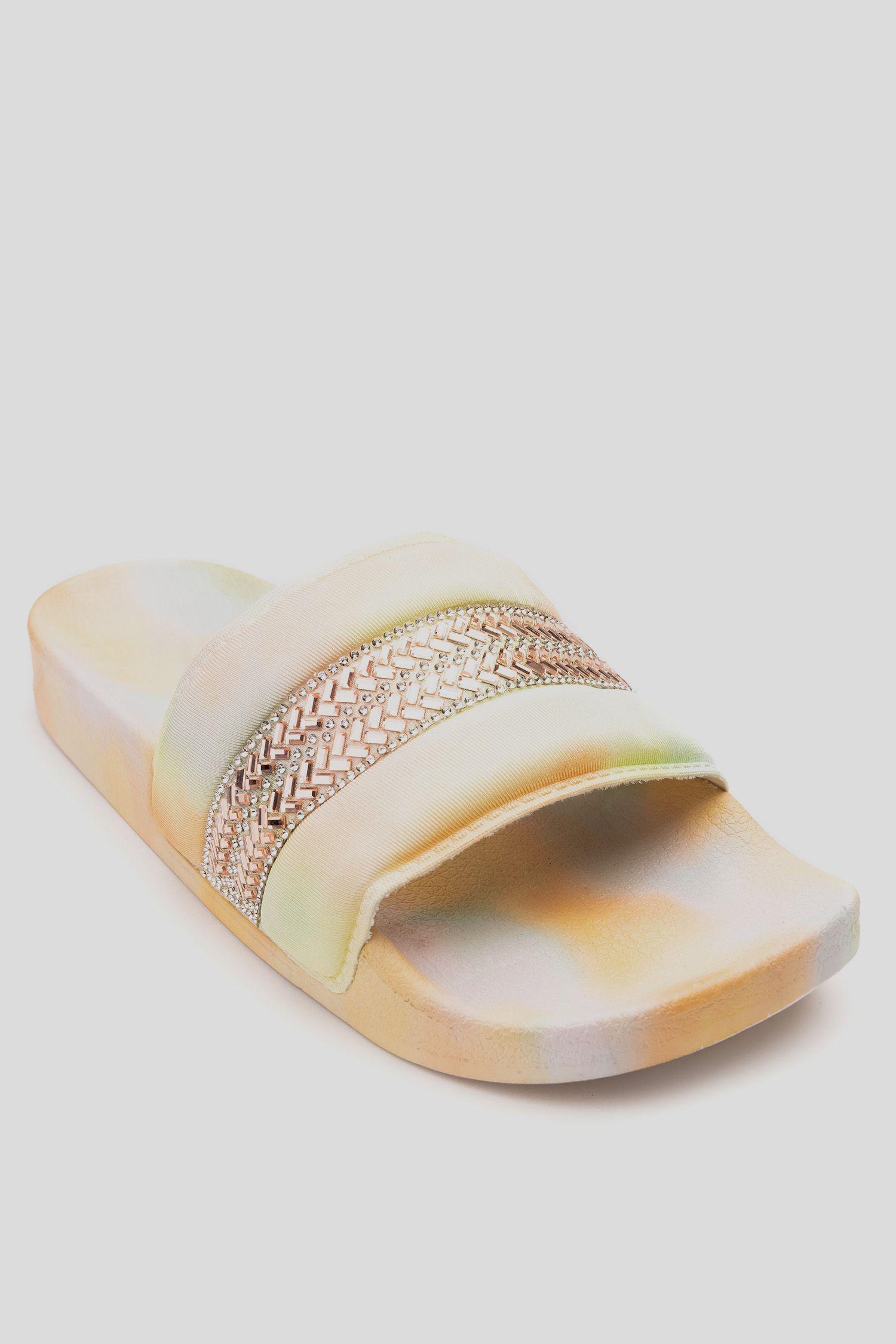 Sandalia Mujer Amarillo Motka Chancleta-2