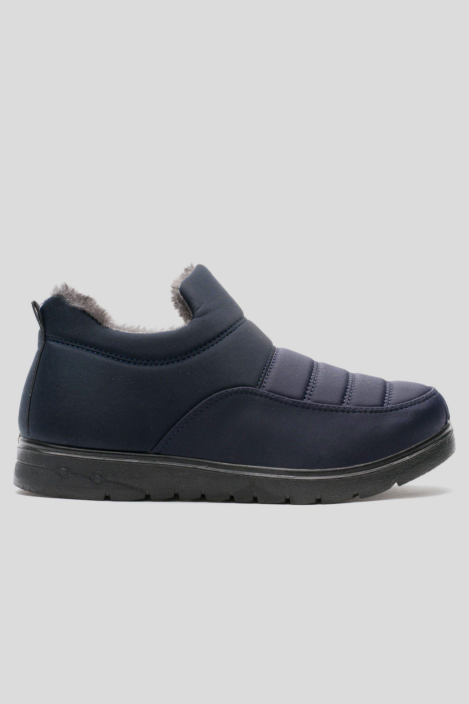 Zapatilla Hombre Azul Lino Chancleta-0