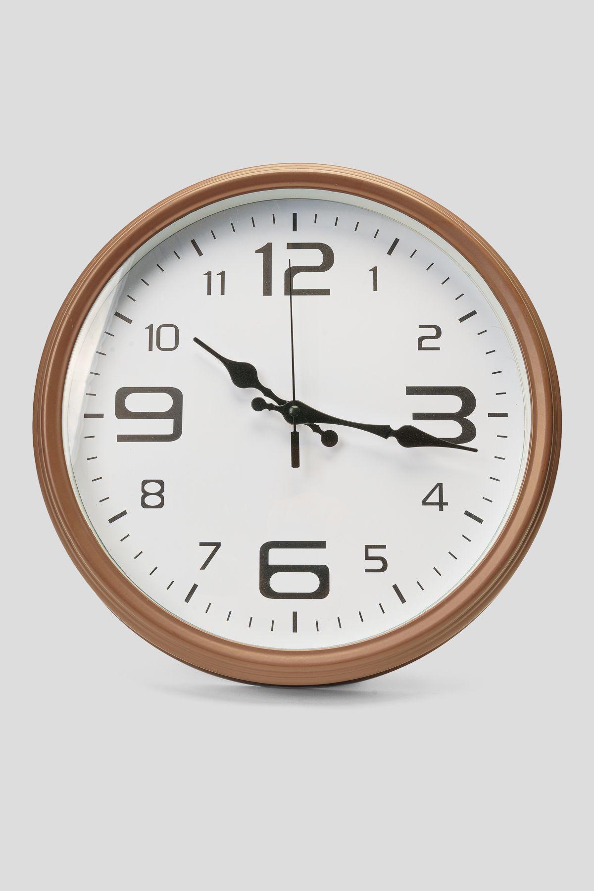 Reloj de Pared Liso Café Negro Chinitown-2