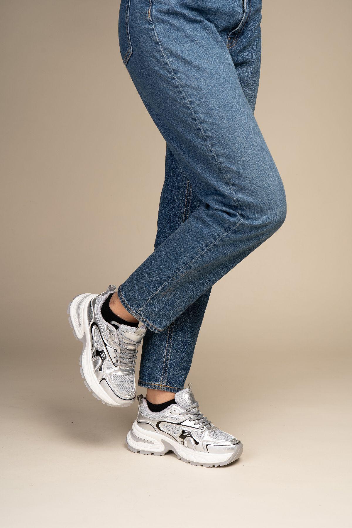 Zapatilla Deportiva Mujer Gris Reid Chinitown-1